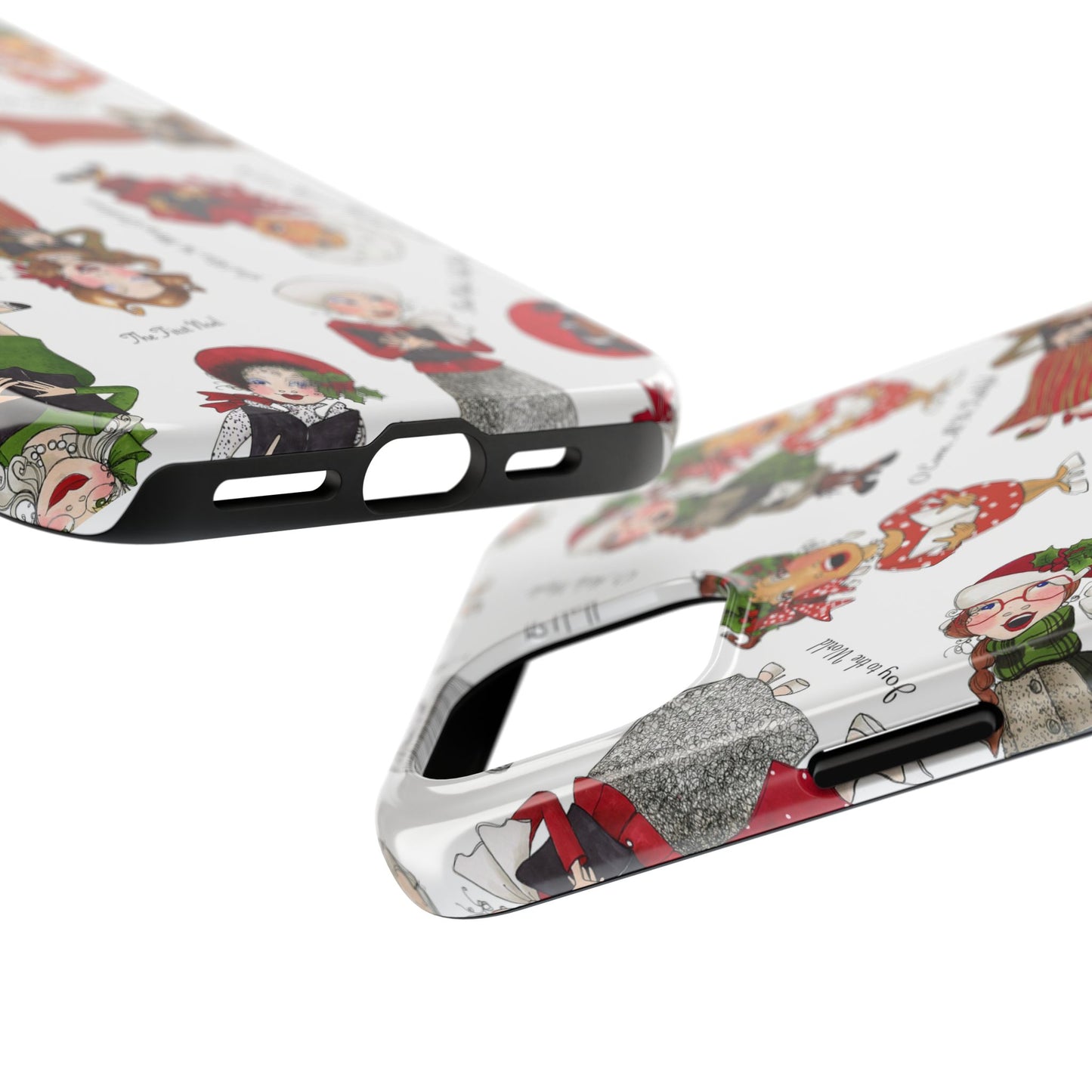 Tossed Carolers Phone Case