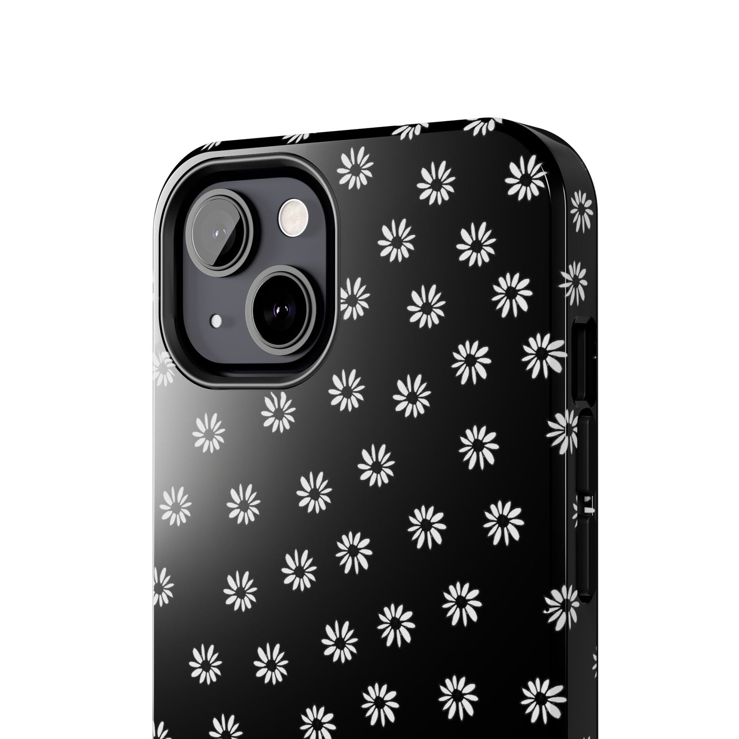 Daisy Dot Black / White Phone Case