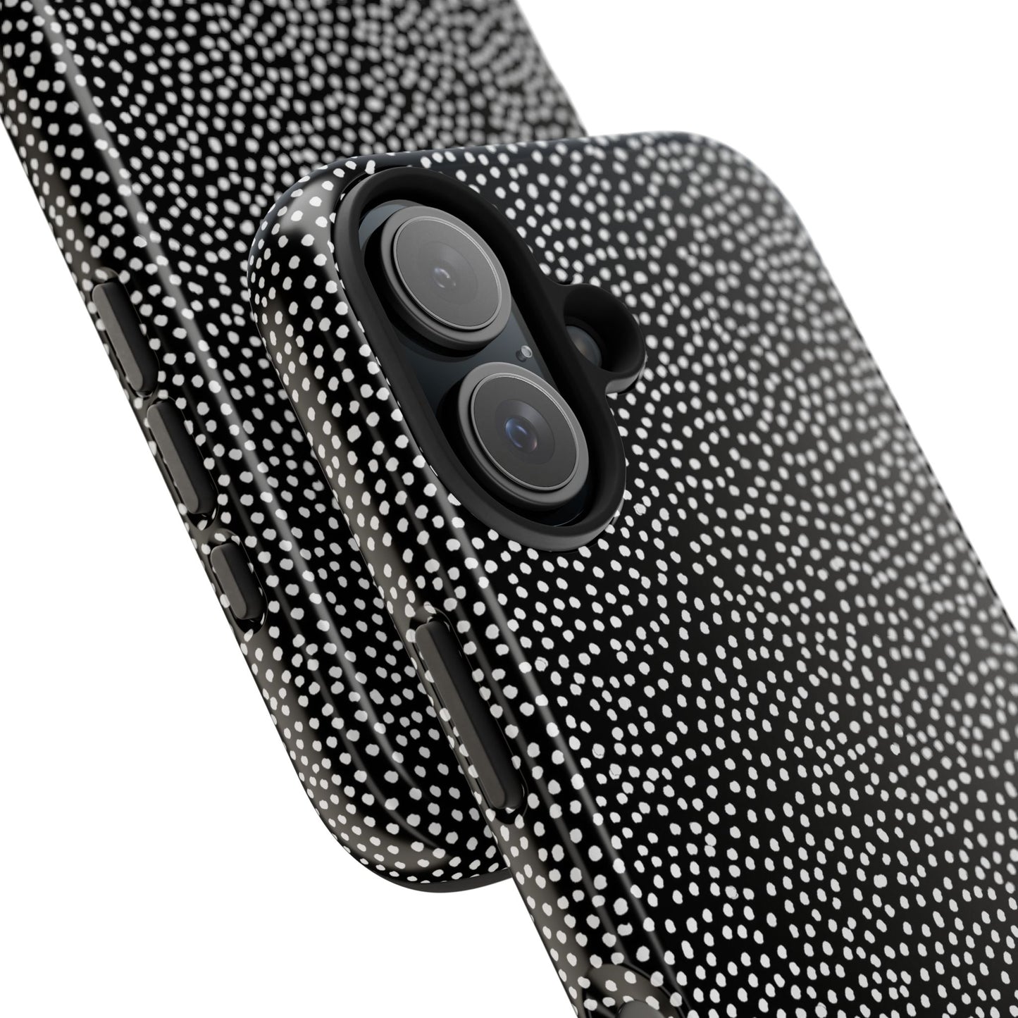 Baby Dots Black / White Phone Case