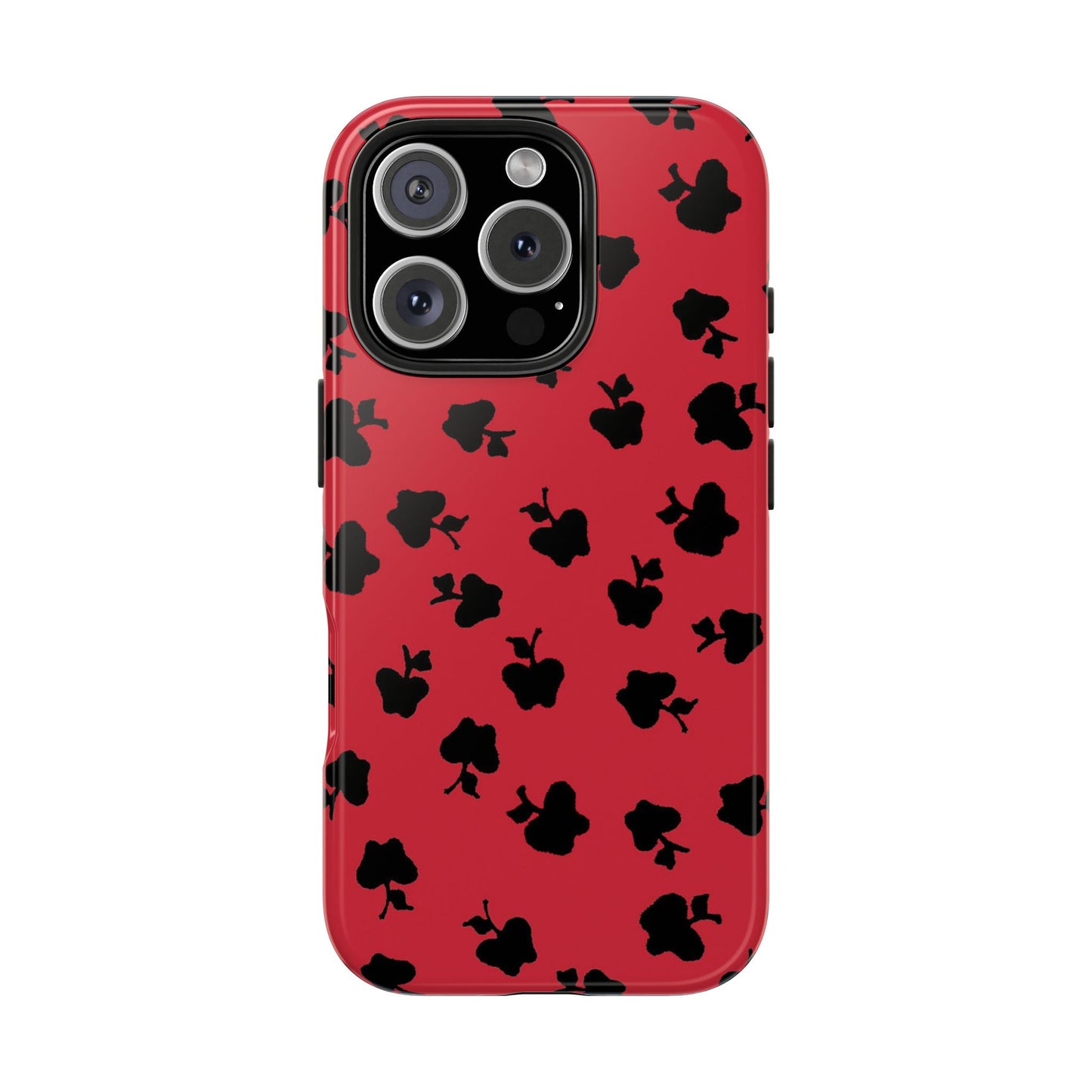 Happy Apples Red / Black Phone Case