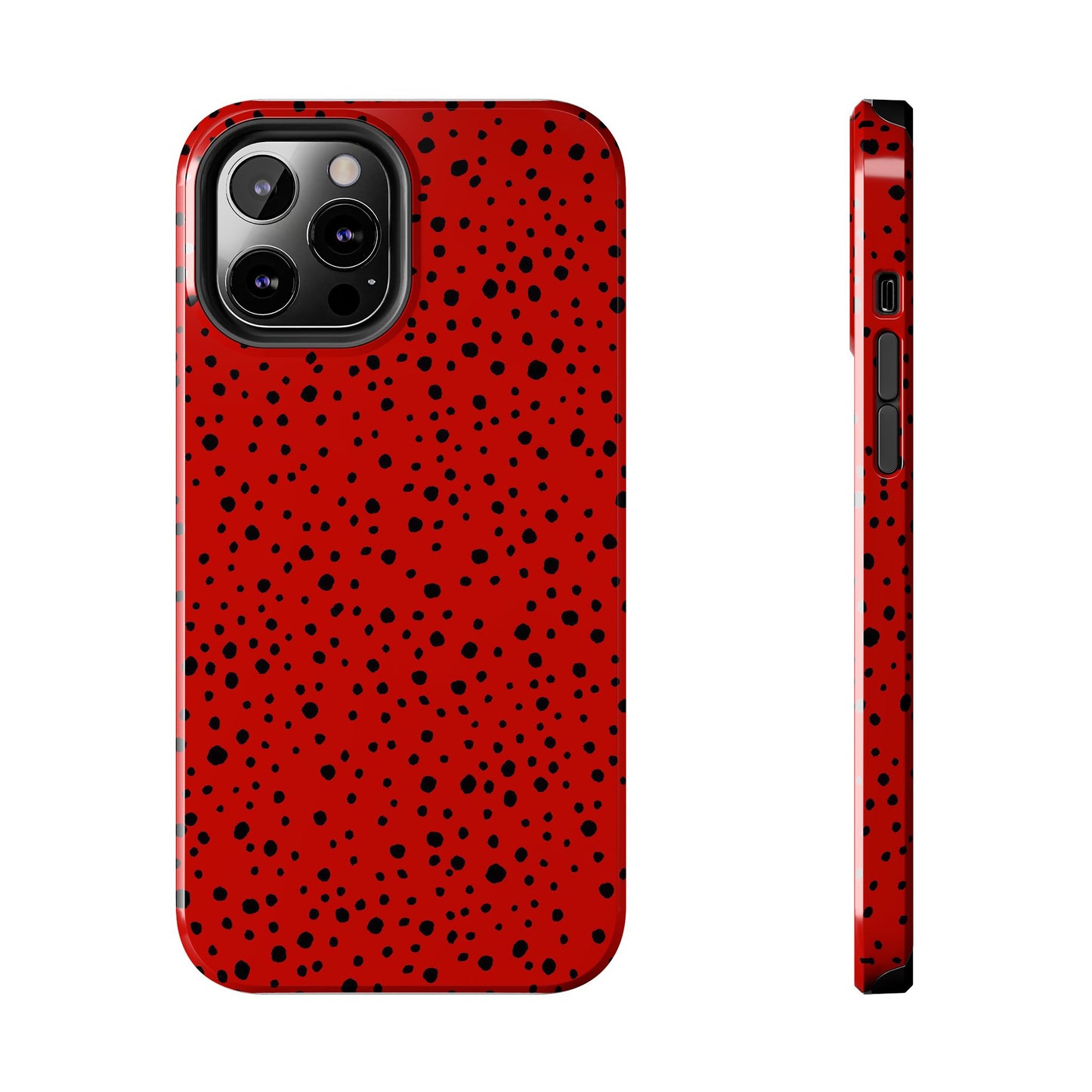 Pepper Dots Red / Black Phone Case