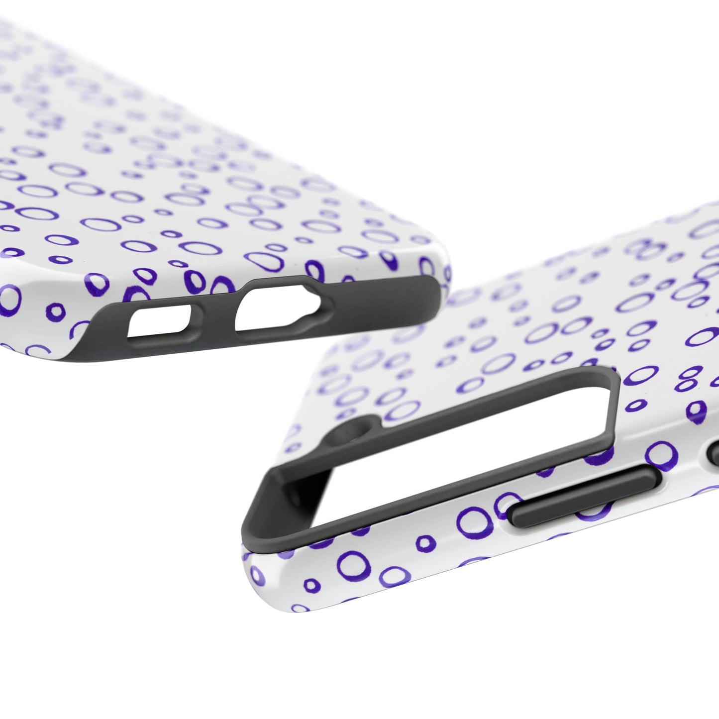 Blue See Through Dots Phone Case