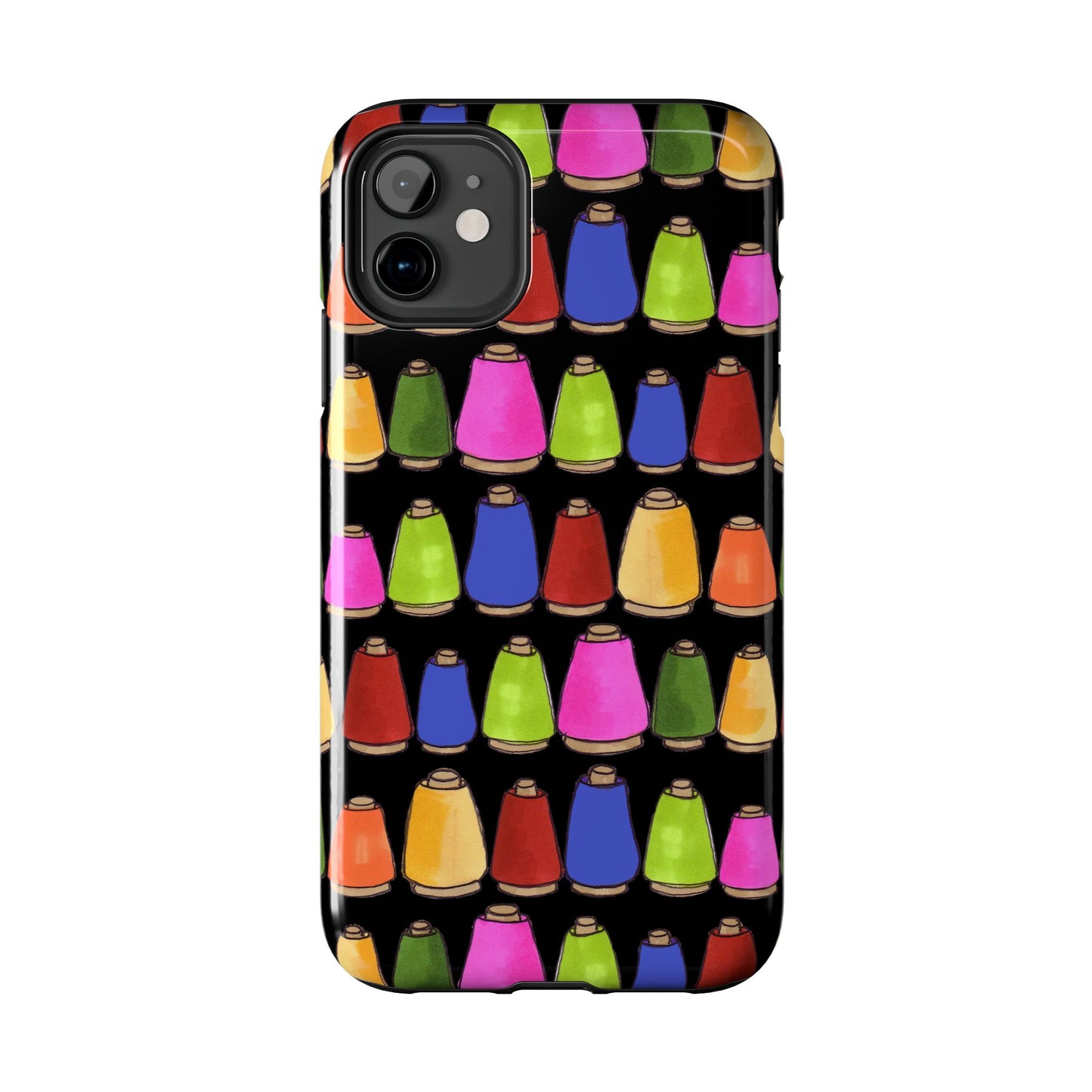 Coneiferous Black / Multi Phone Case