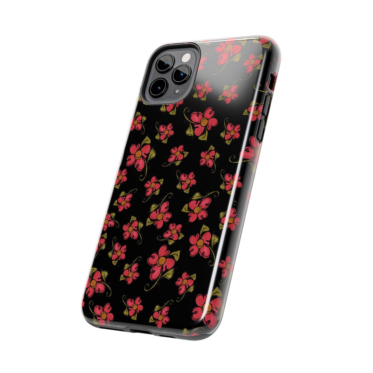Daisy Caper Black Phone Case