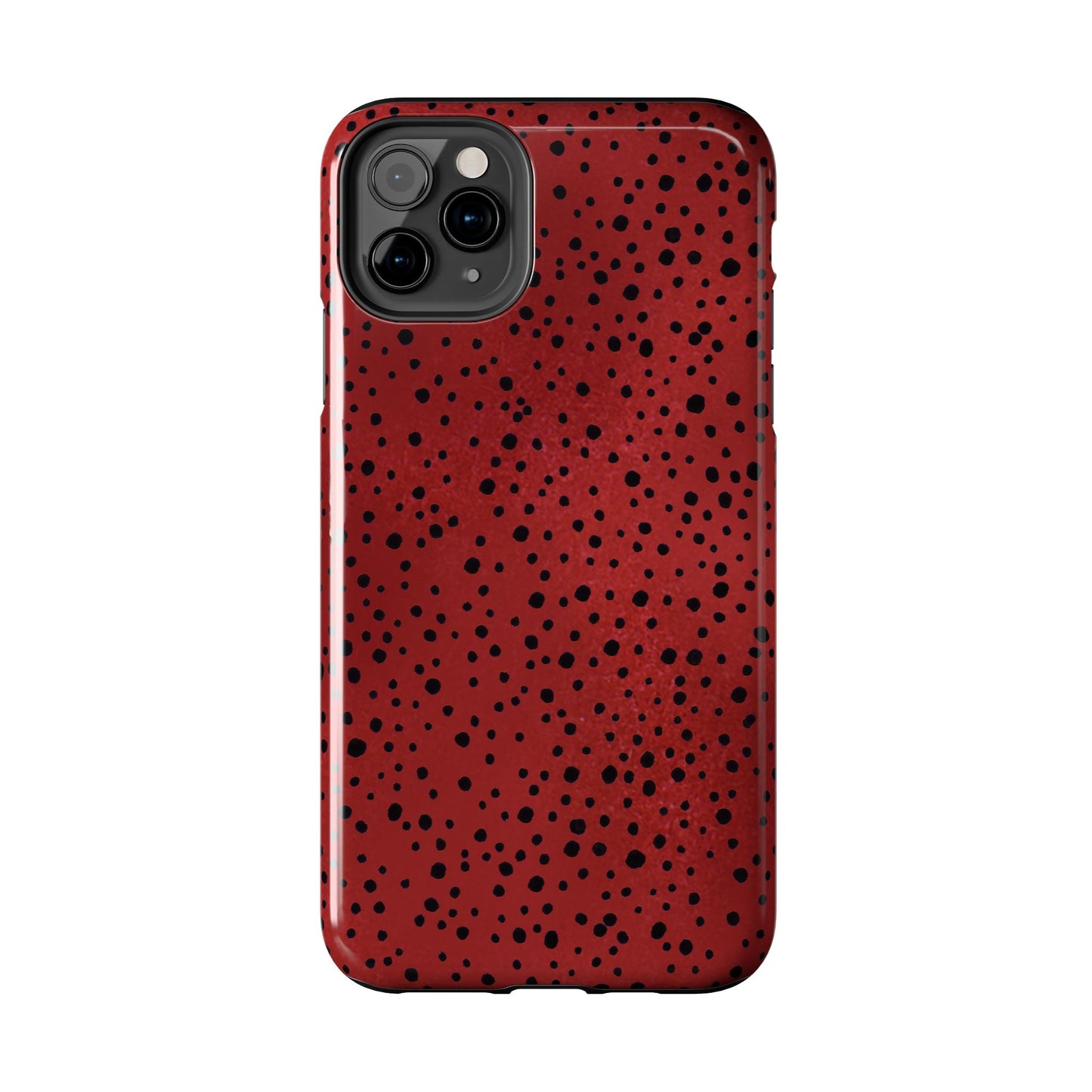 Pepper Dots Red / Black Phone Case