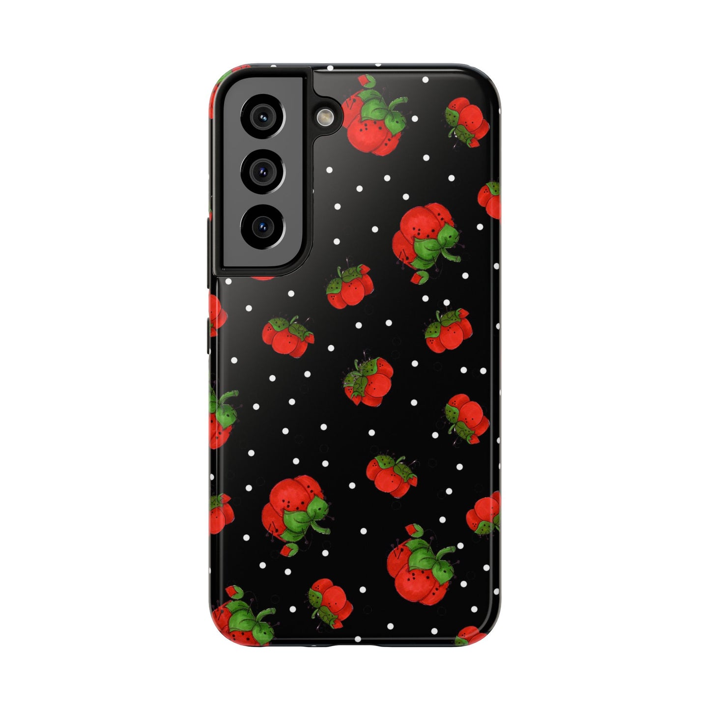 Pin Dots Black Phone Case