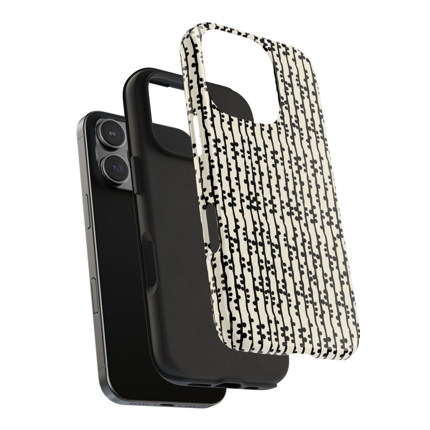 Loopy Stripe Bone Phone Case
