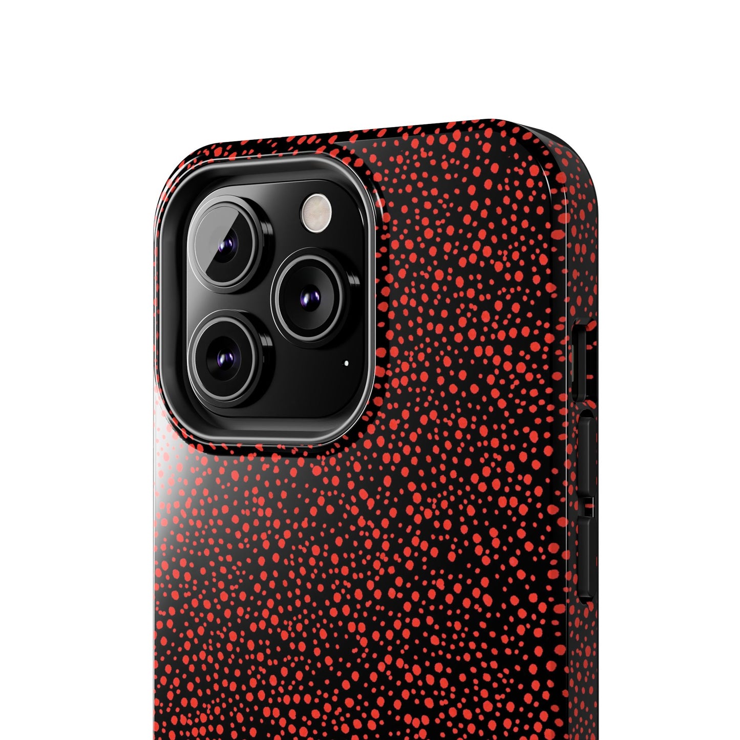 Confetti Red / Black Phone Case