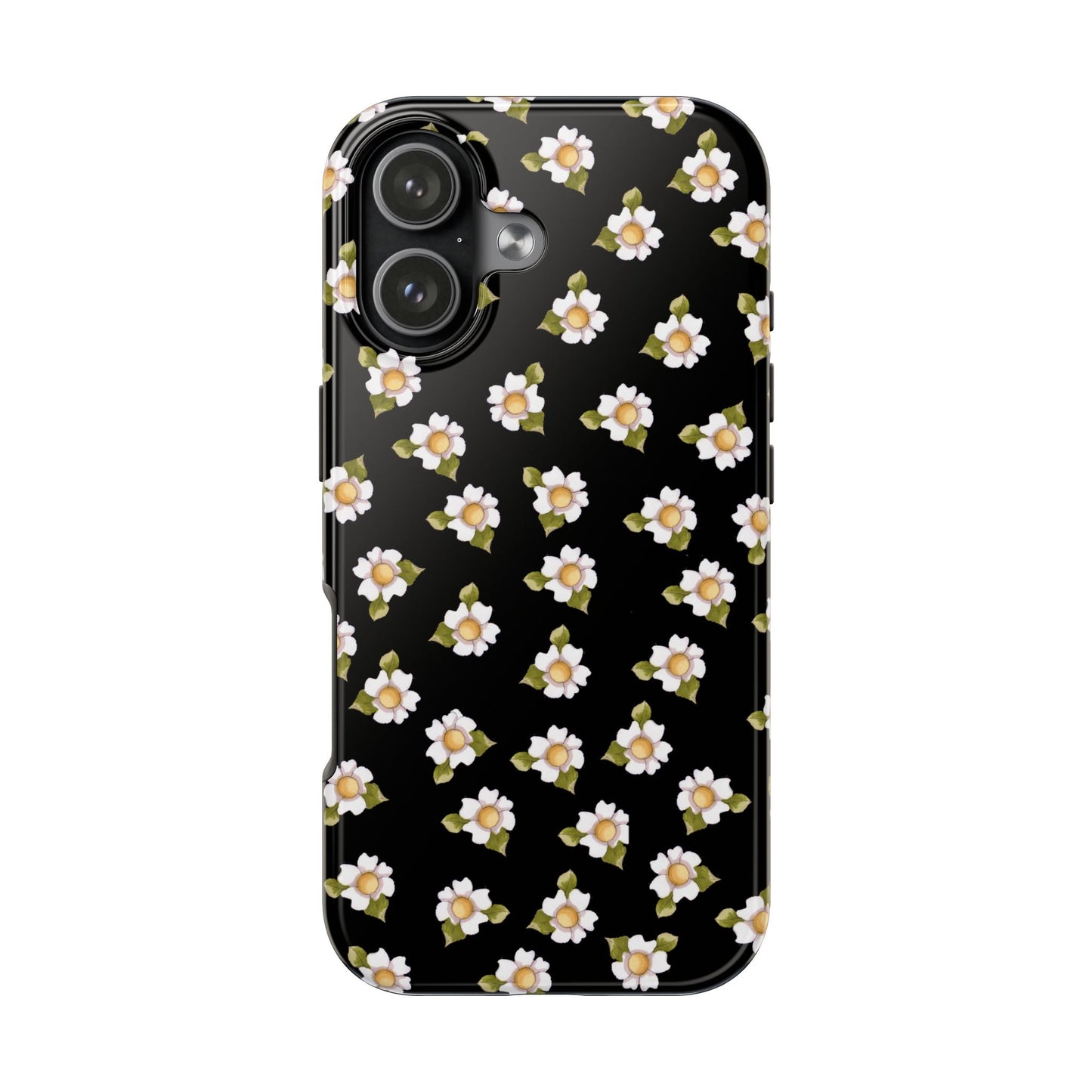 Daisies Black Phone Case