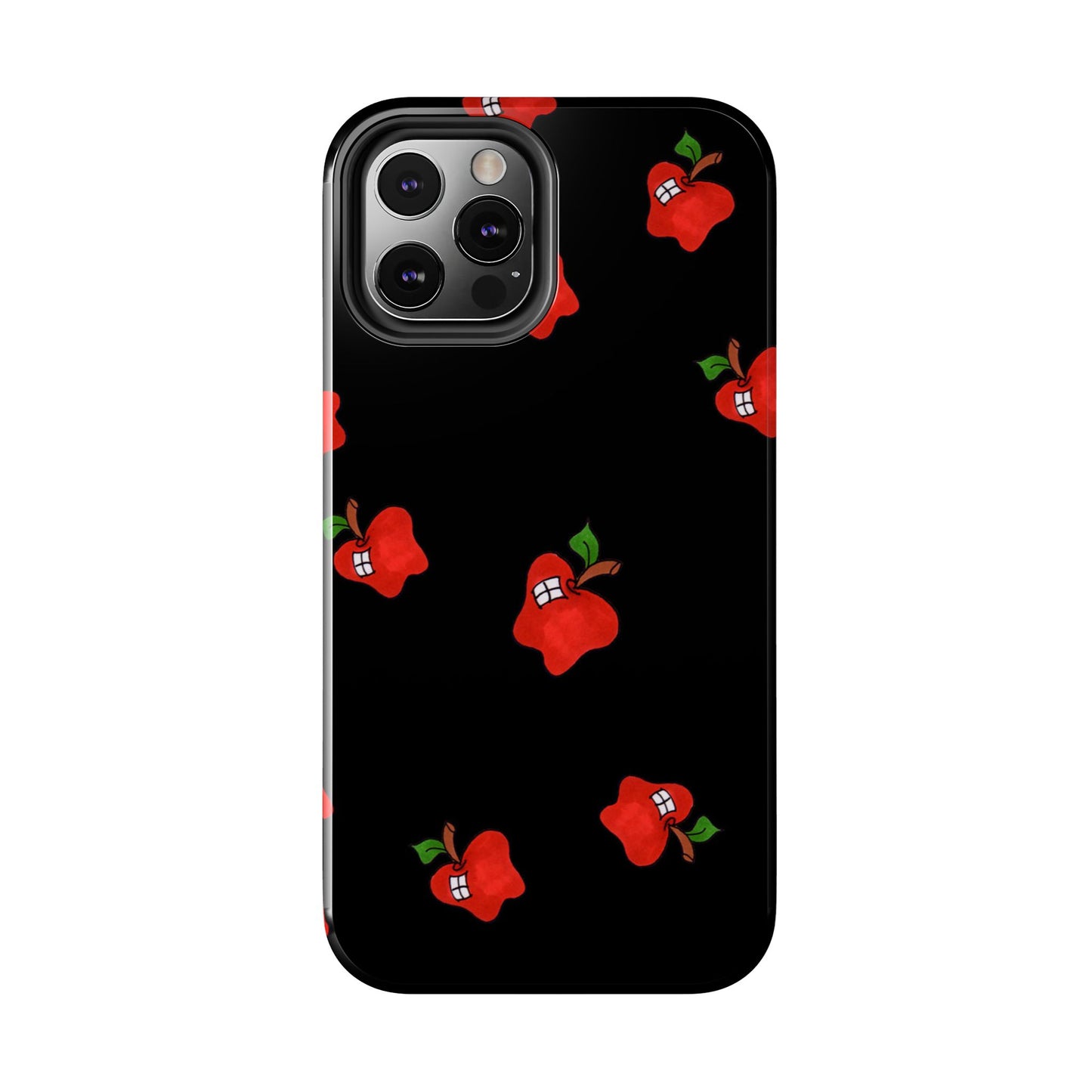 Flying Apples Black Phone Case