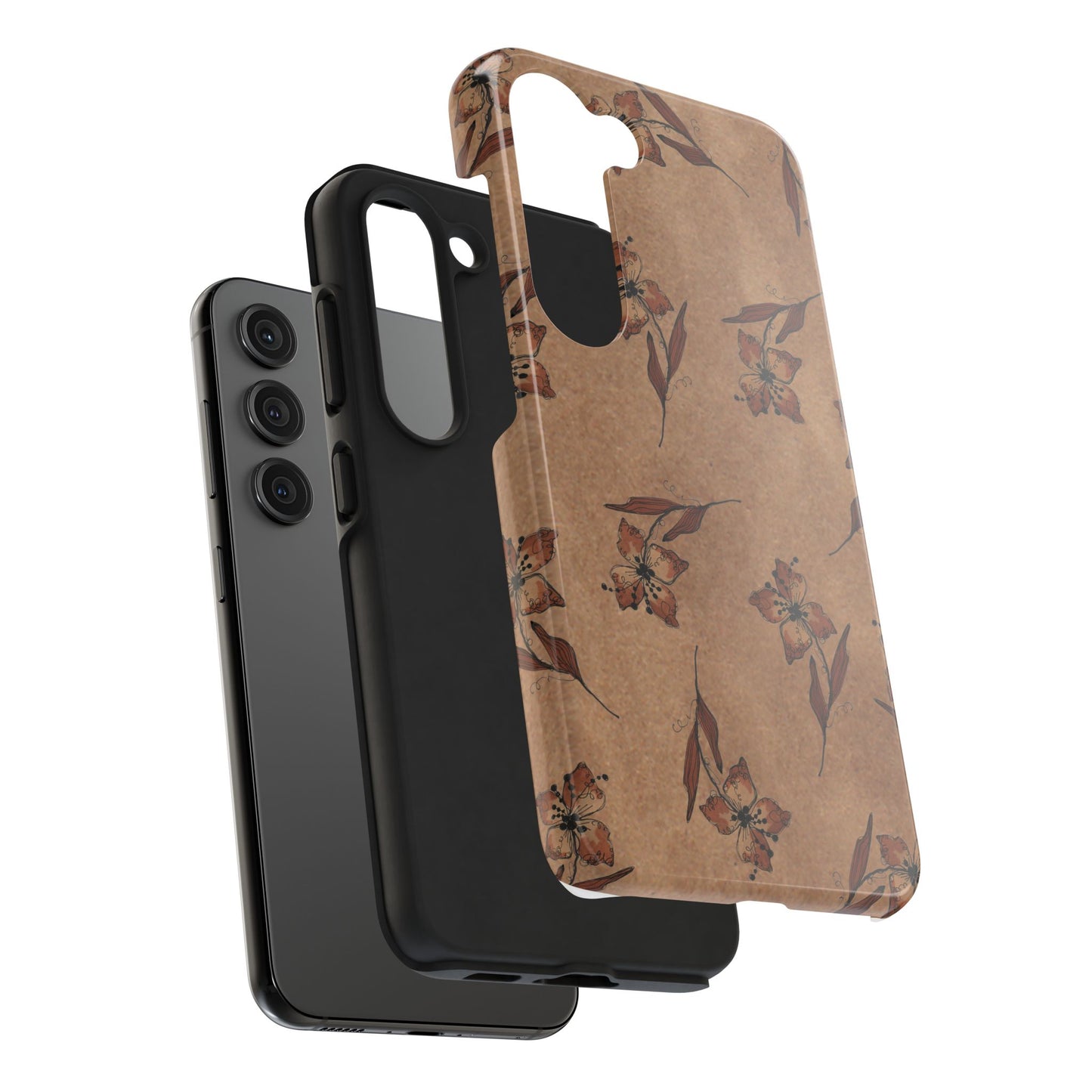 Brown Buds Phone Case