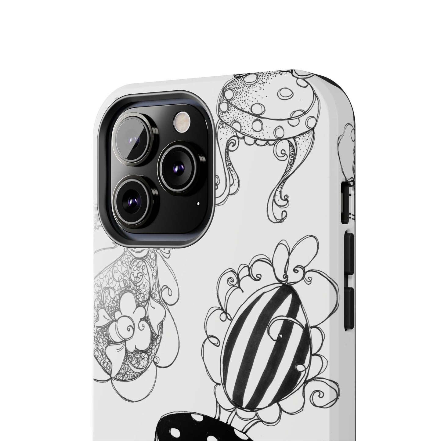 Bistro Chairs White Phone Case