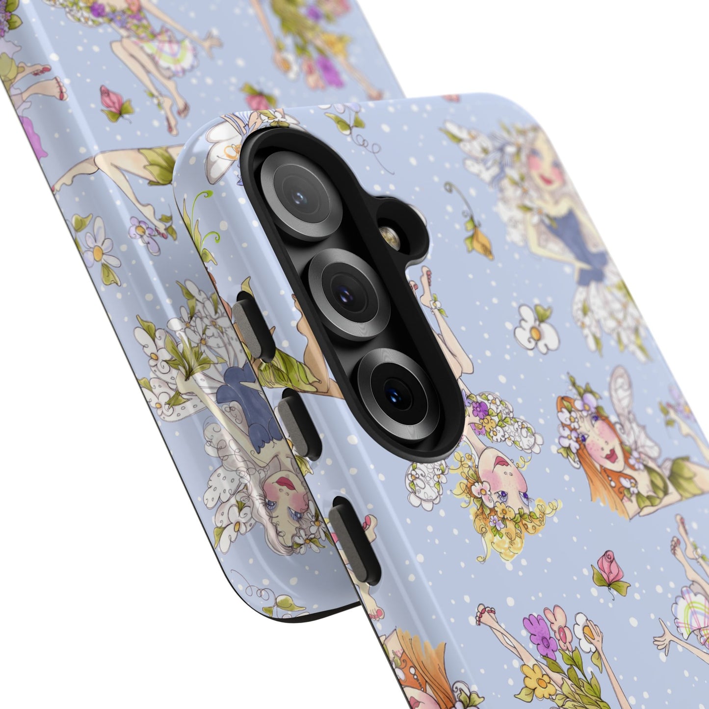 Tossed Fairies Blue Phone Case