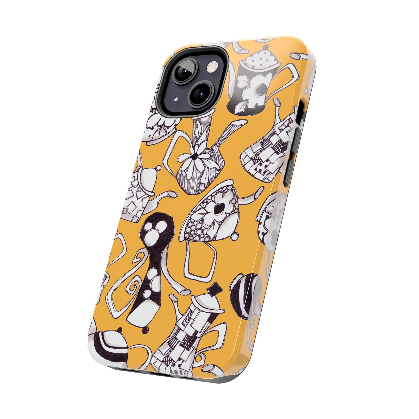 Fancy Pots Yellow Phone Case