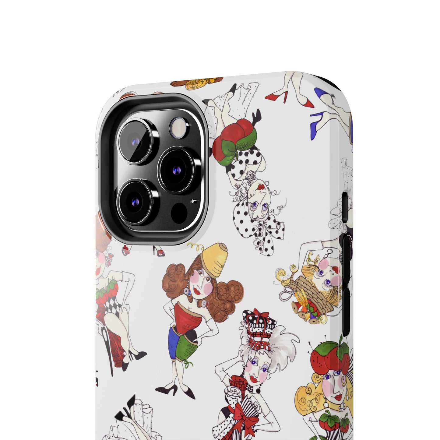 Sew Tossed White Phone Case