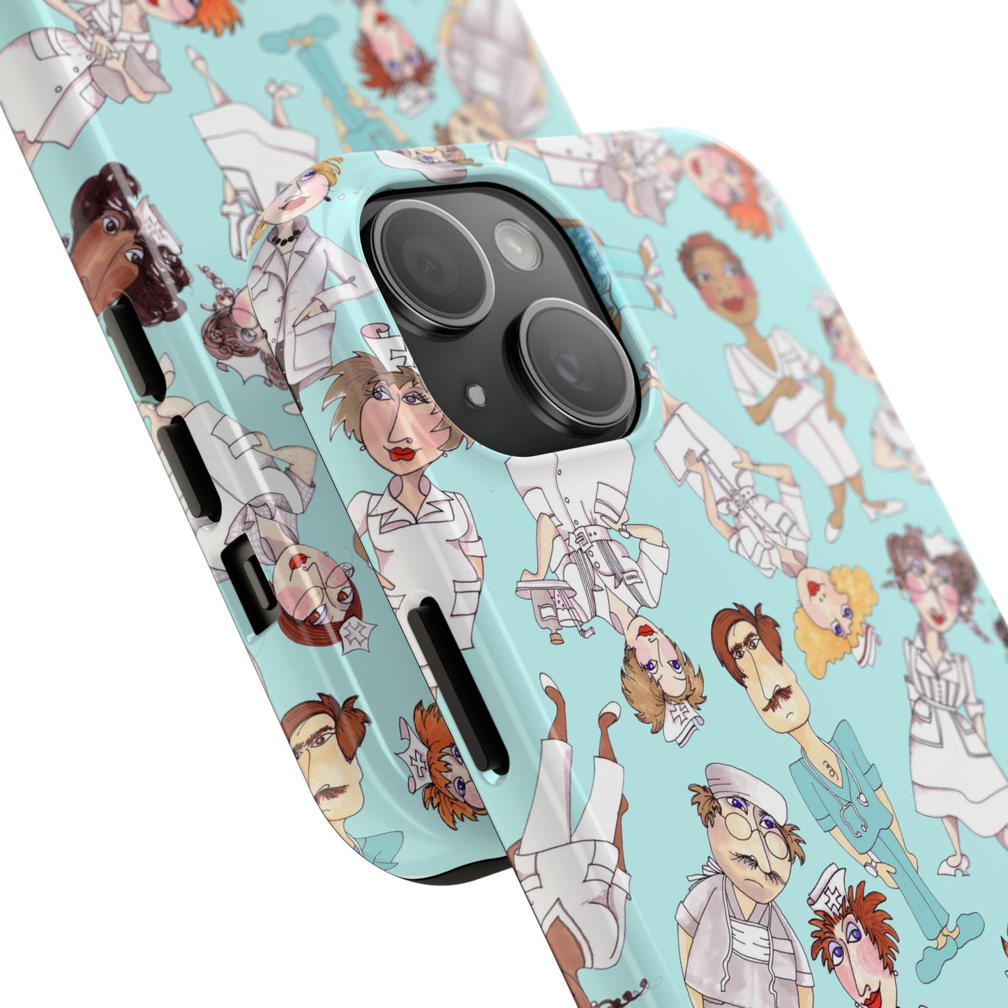 Happy Staff Aqua Phone Case