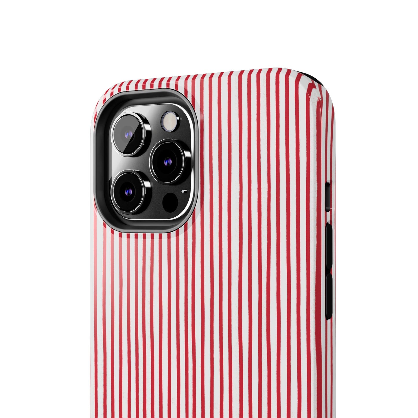 Candy Stripe White / Red Phone Case