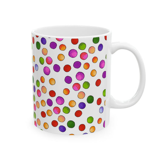 Big Fun Dots White Cup