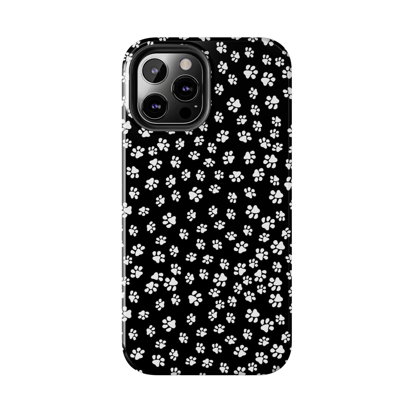 Little Paws Black / White Phone Case