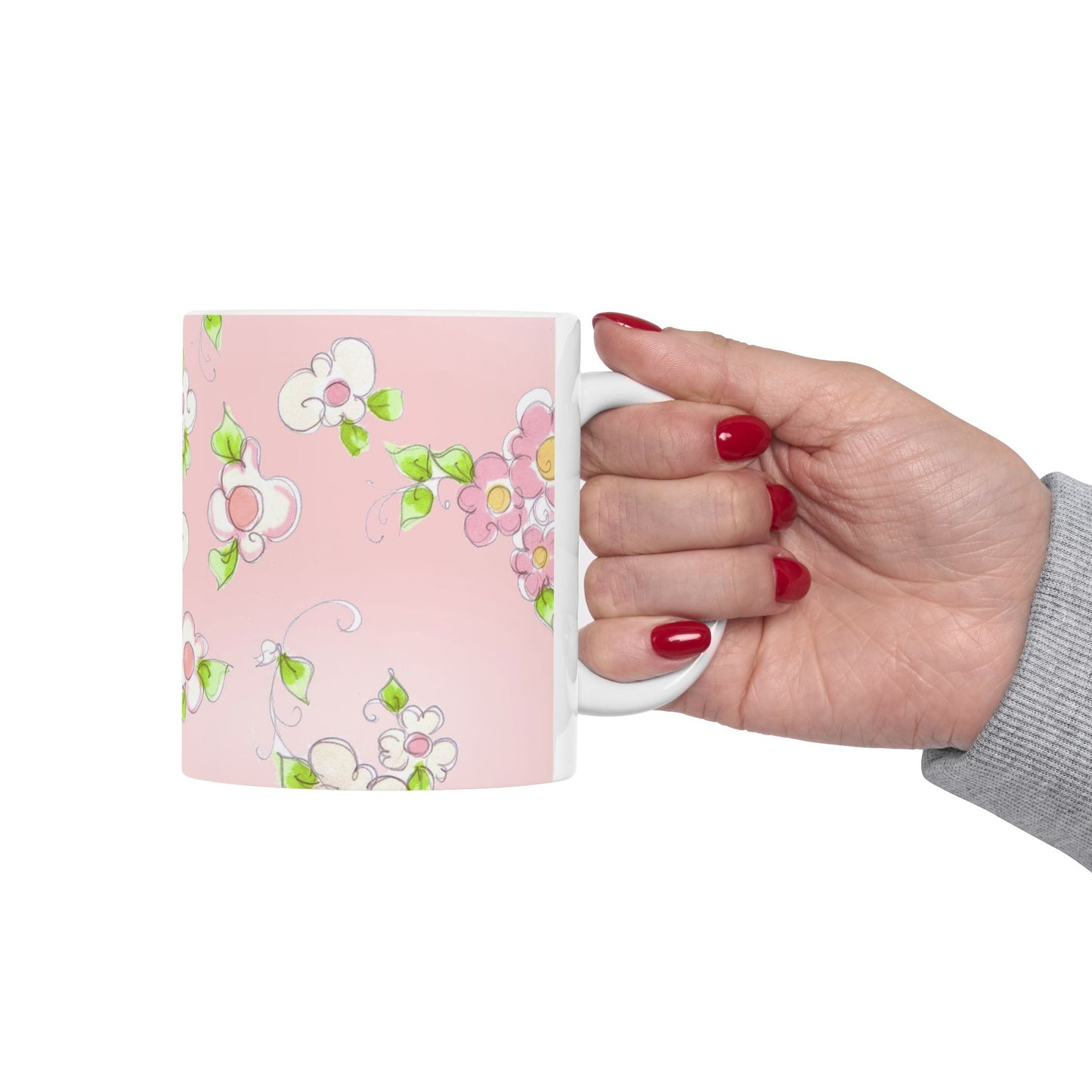 Precious Posies Pink Cup