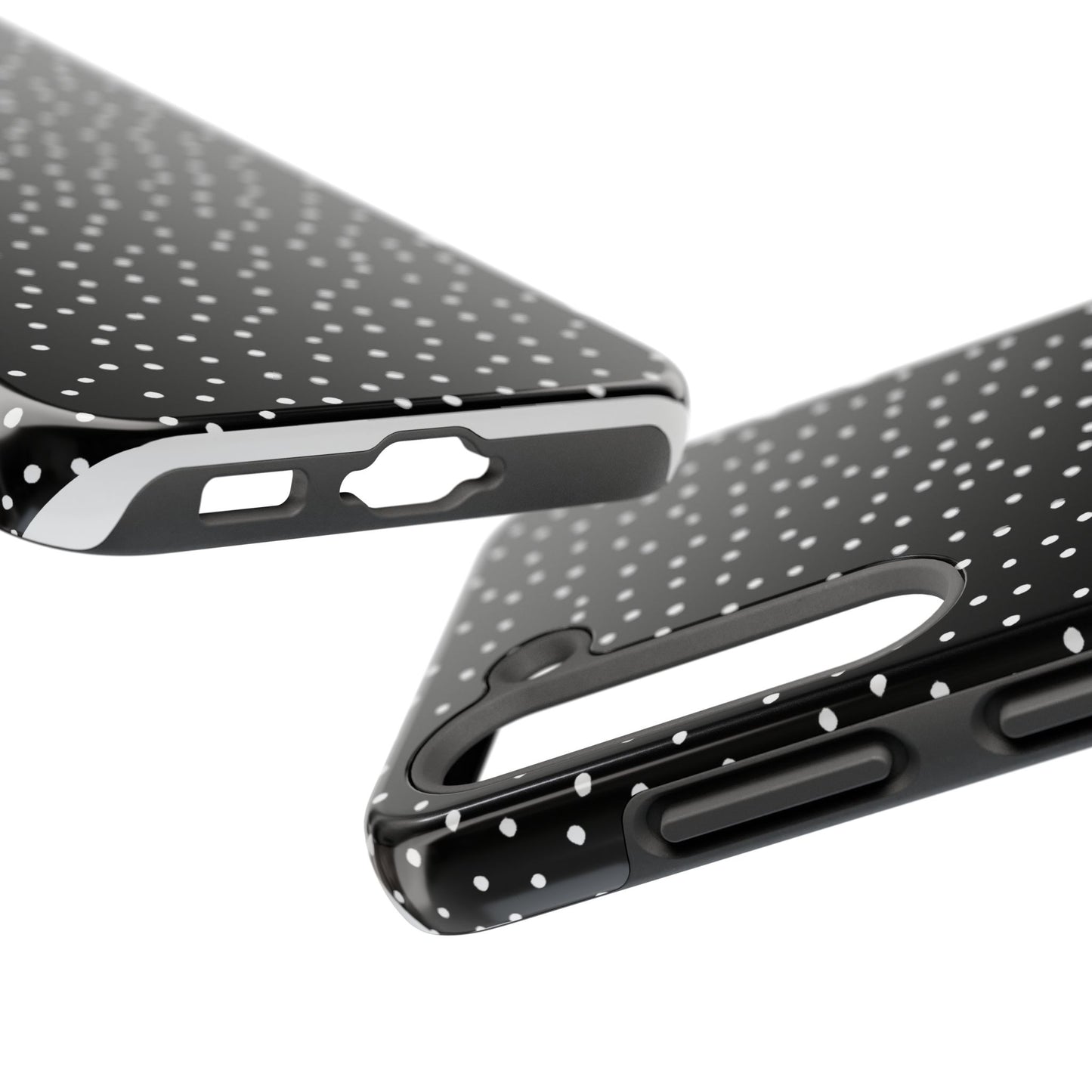 Dinky Dots Black / White Phone Case