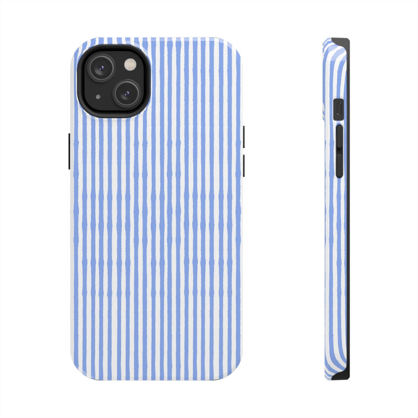 Lazy Stripe Blue / White Phone Case