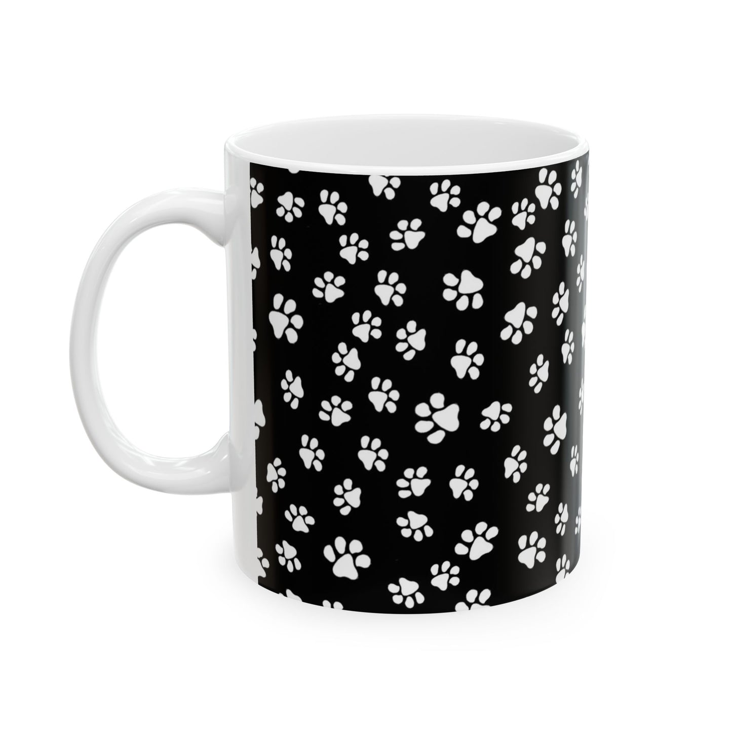 Little Paws Black / White Cup