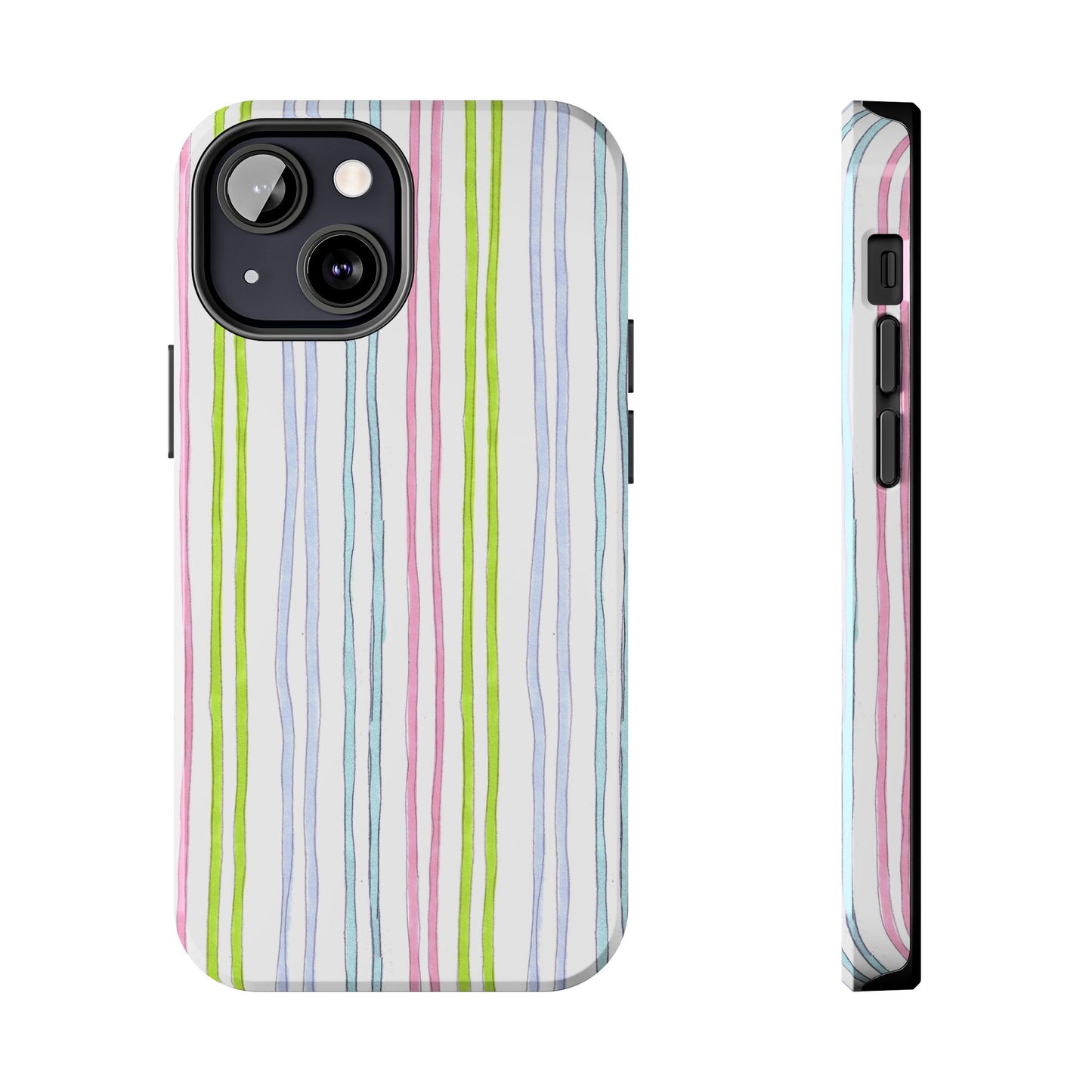 Belle Stripe White Phone Case