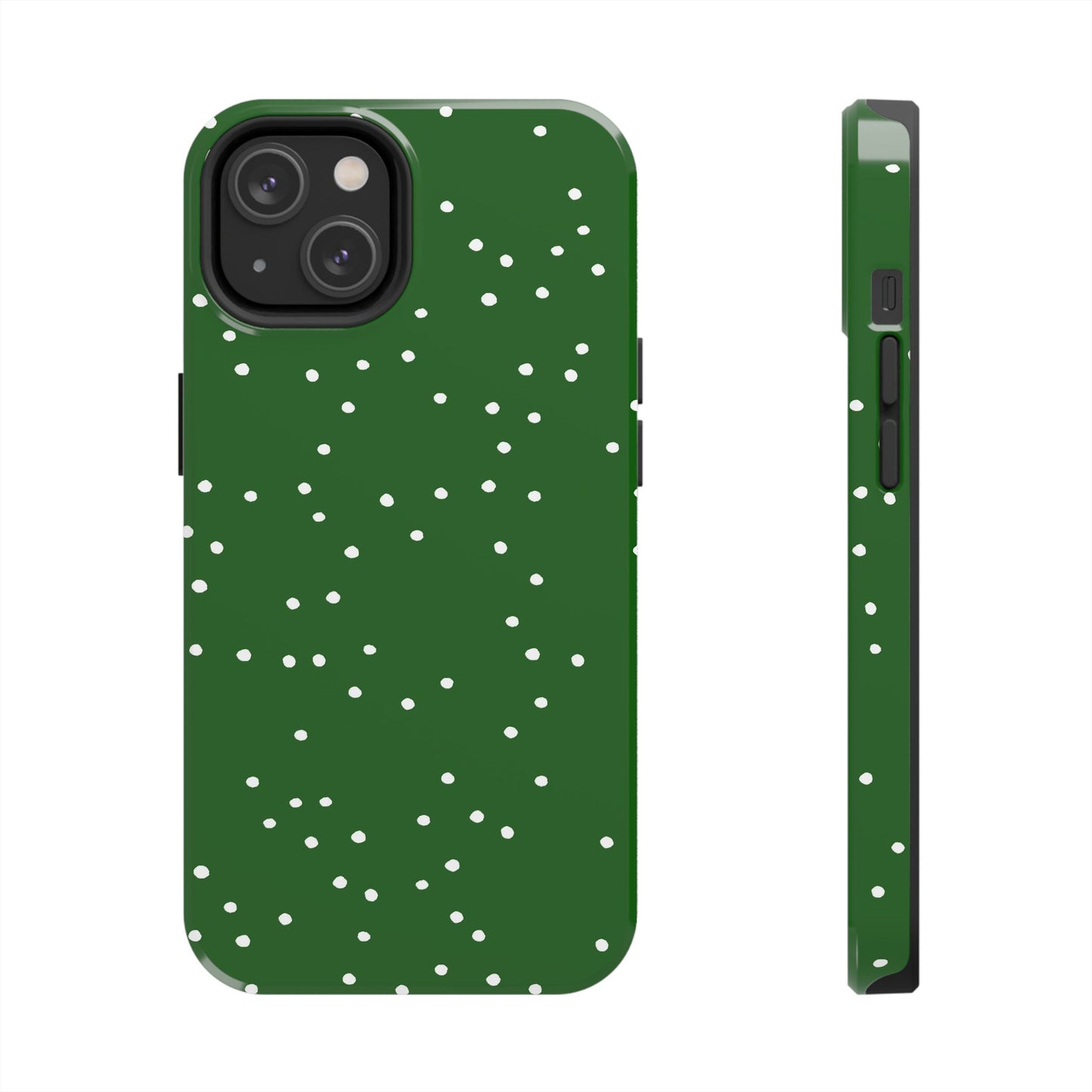 Dinky Dots Green / White Phone Case