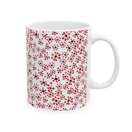 Flock of Red Daisies Cup