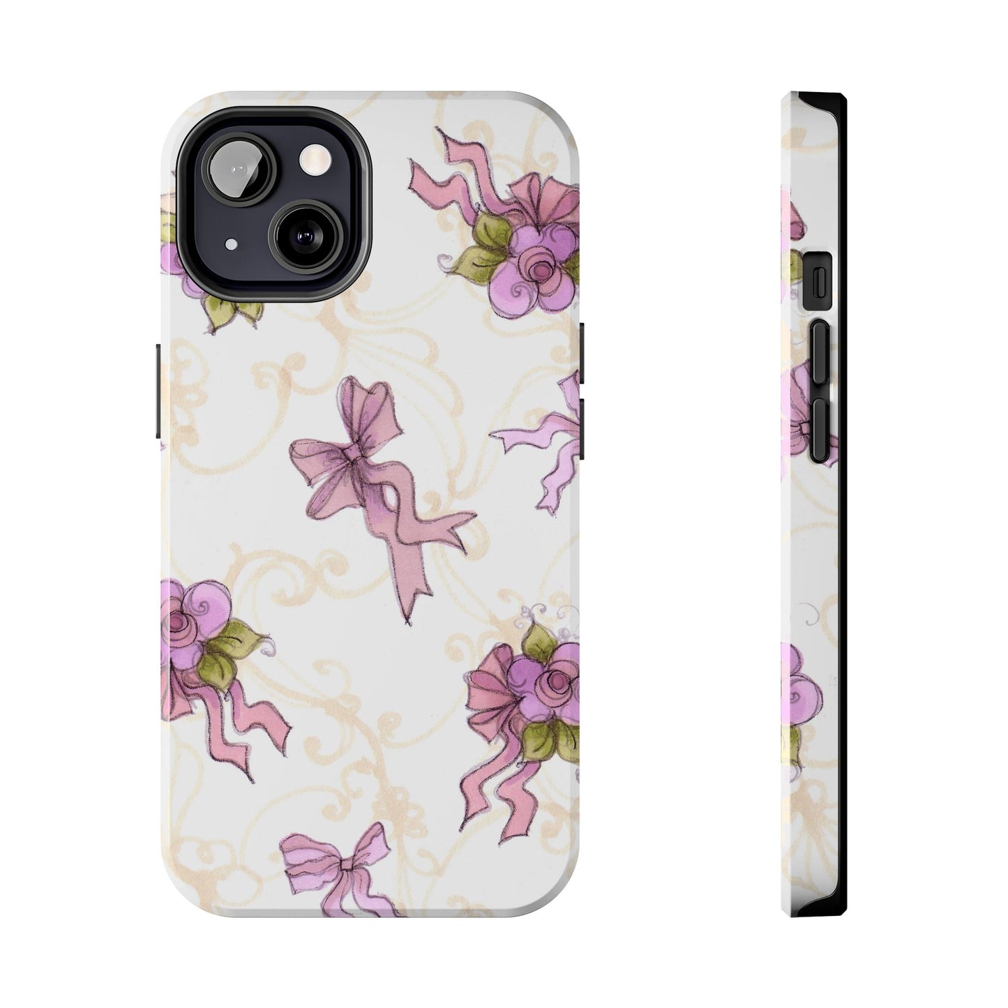 Flower Model Bow Flowers Phone Case