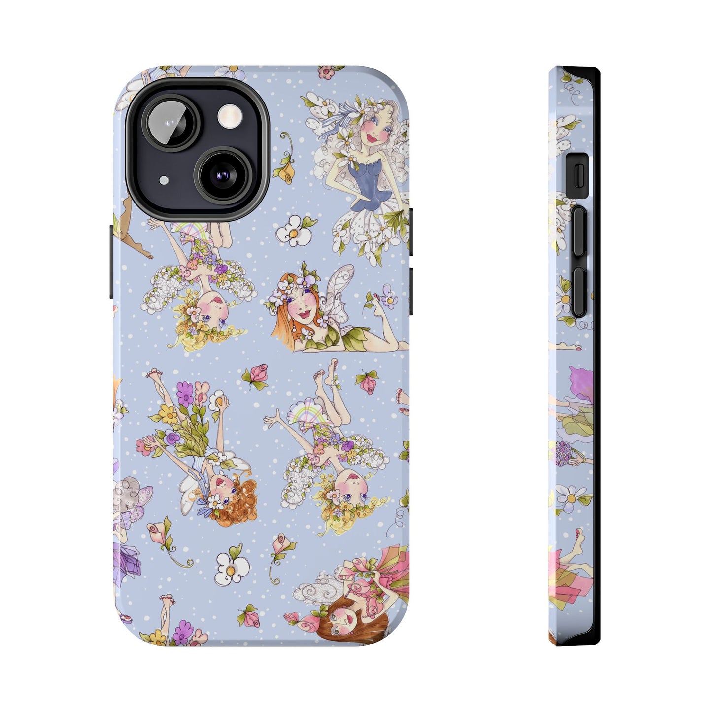Tossed Fairies Blue Phone Case