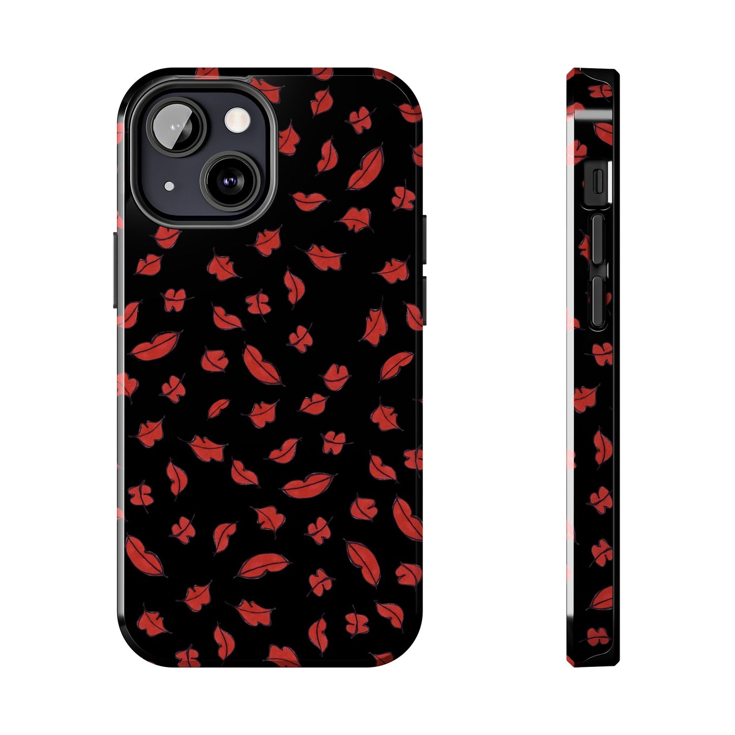 Autumn Lips Black Phone Case