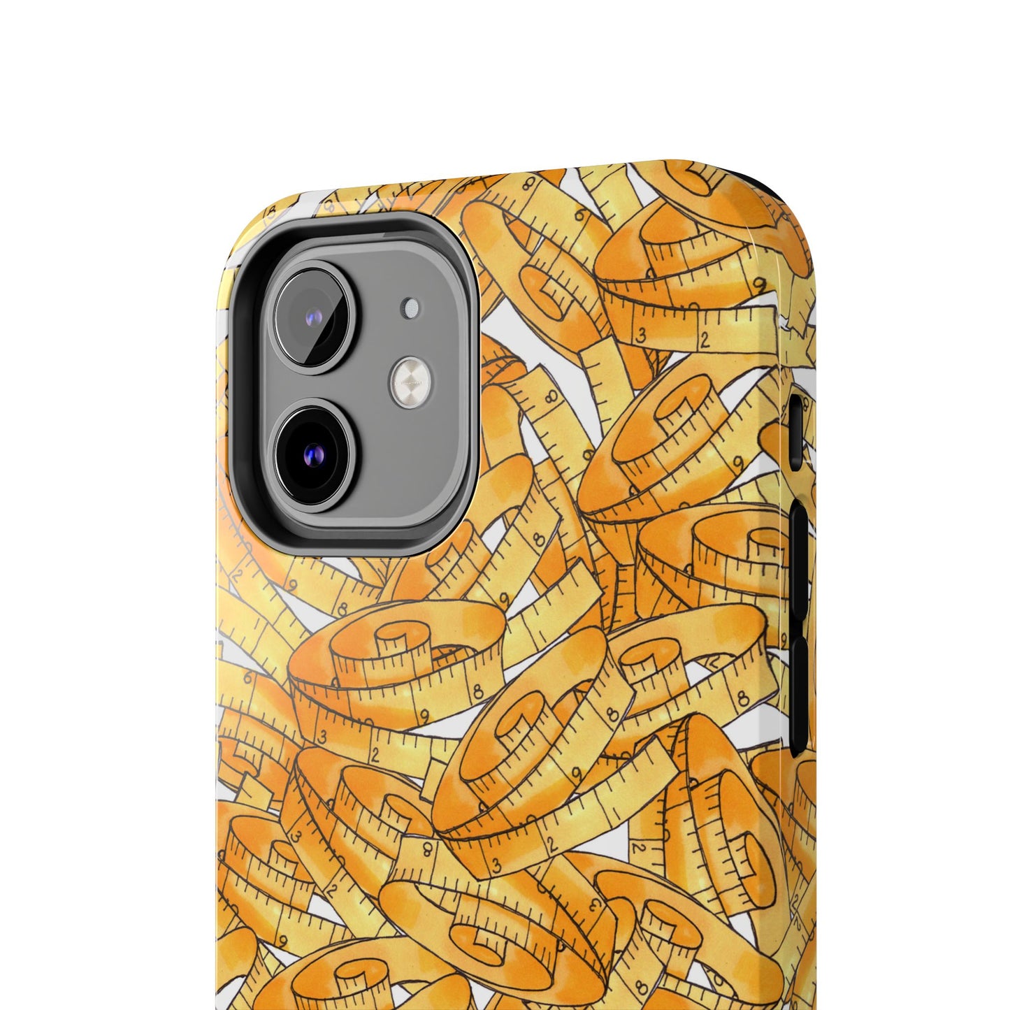 Tape Storm White / Yellow Phone Case