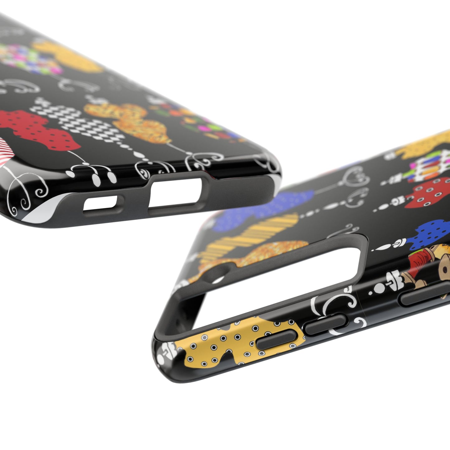 Go Figure Black / Multi Phone Case