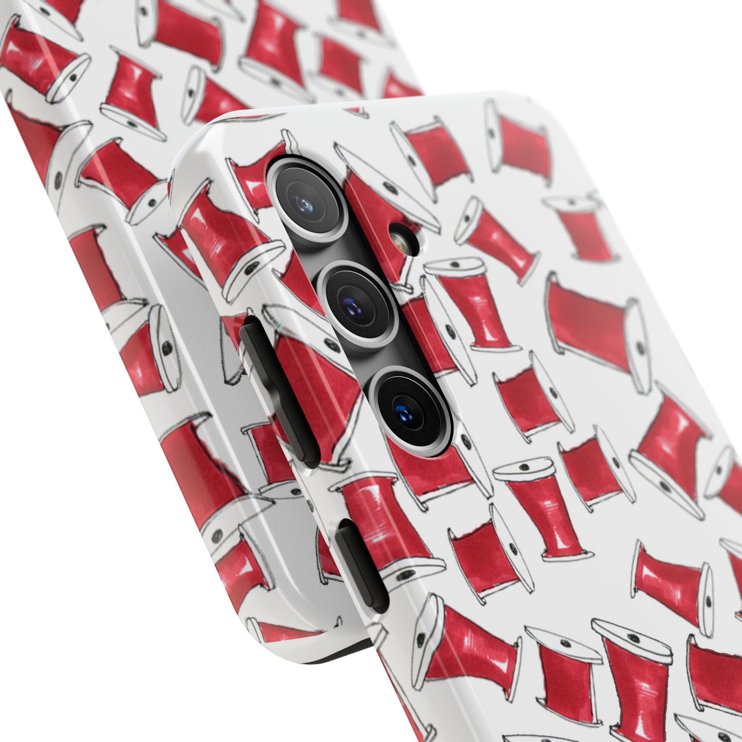 Red Thread White Phone Case