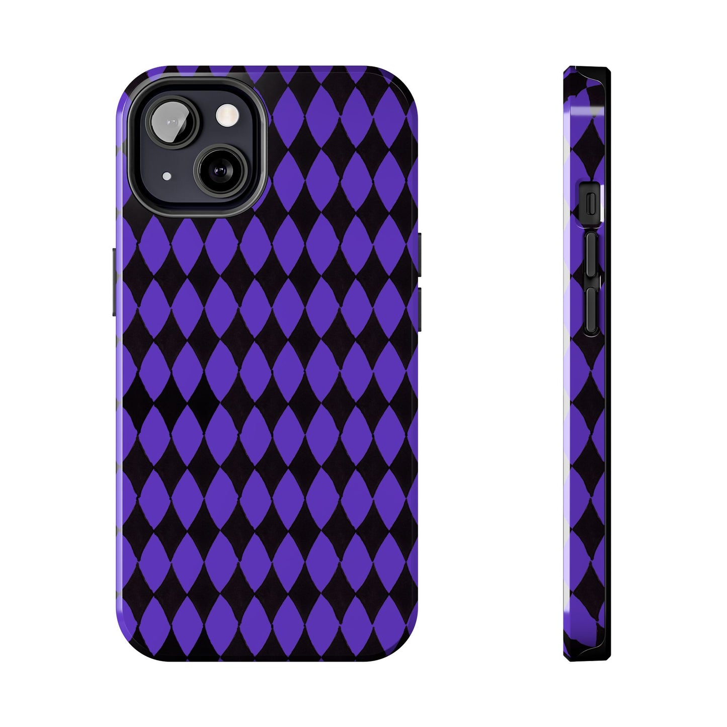 Diamond Purple / Black Phone Case