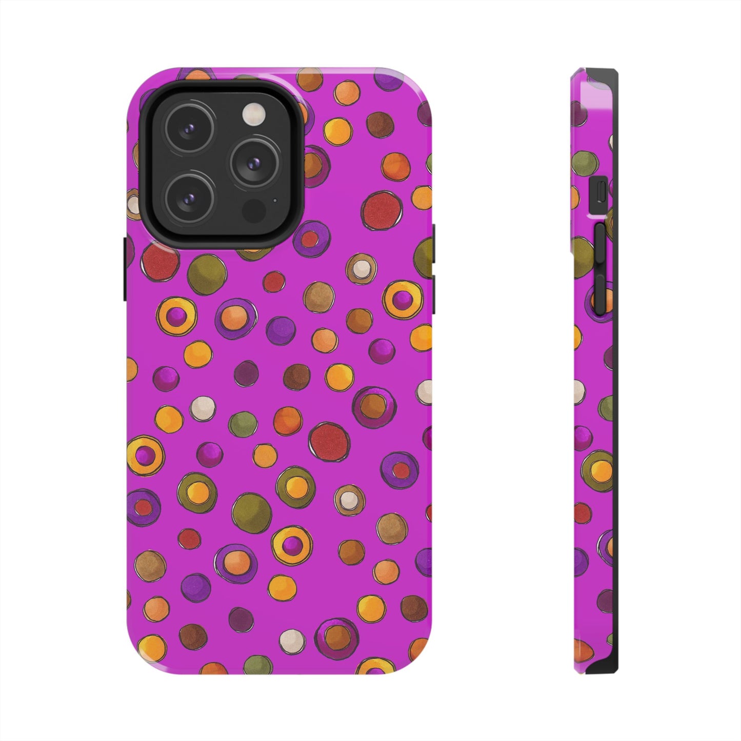 Double Dot Fuchsia Phone Case