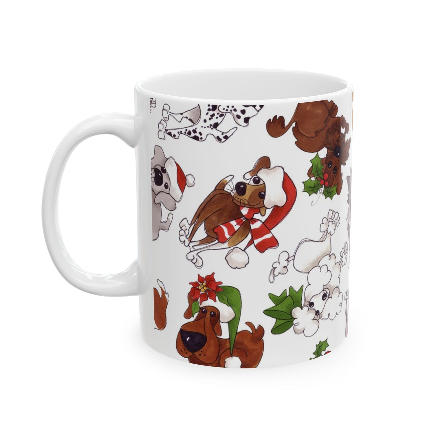 Doggie Toss White Cup