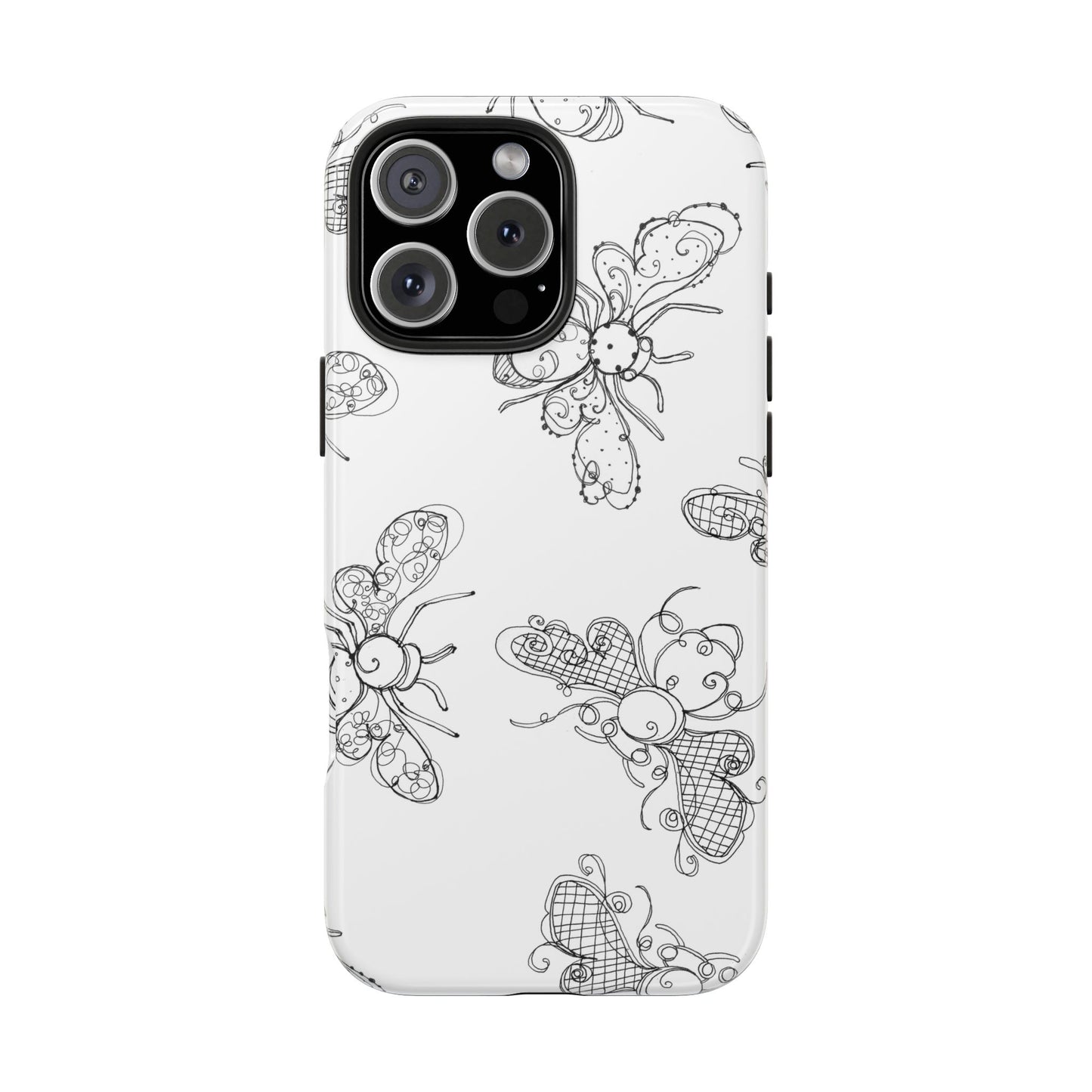 Busy Bees White Phone Case