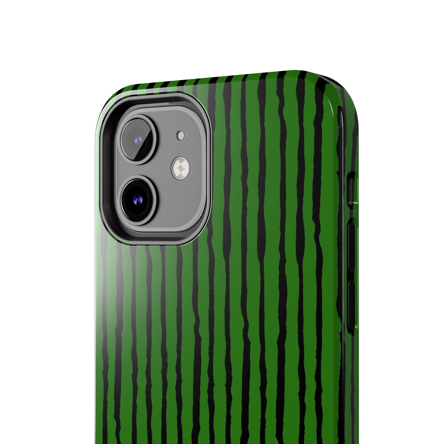 Sorta Stripe Green / Black Phone Case