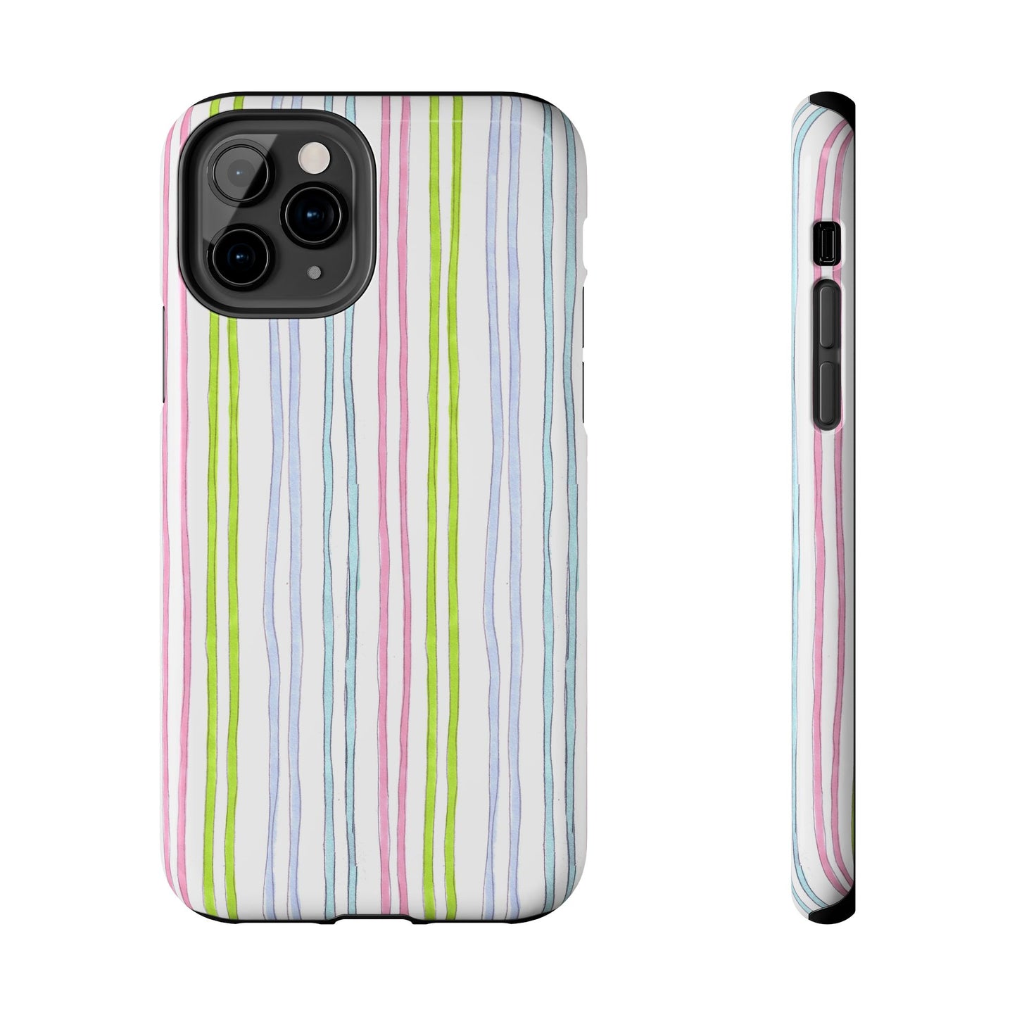 Belle Stripe White Phone Case