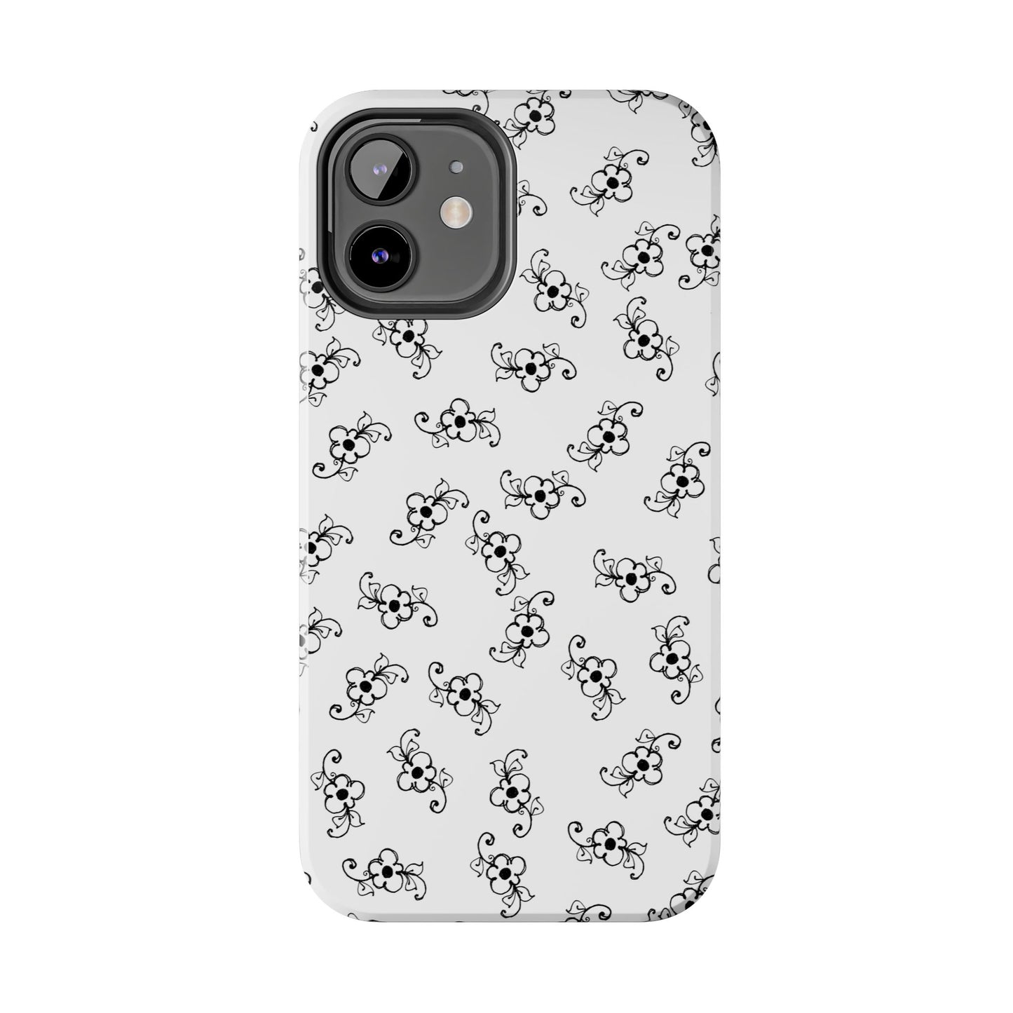 Favorite Daisies White / Black Phone Case