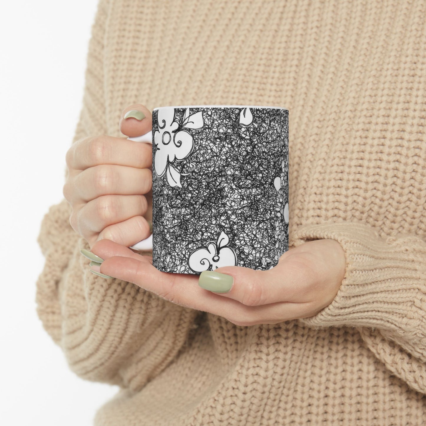 Flower Scribbles Cup