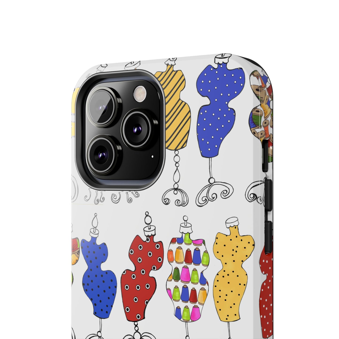 Go Figure White / Multi Phone Case