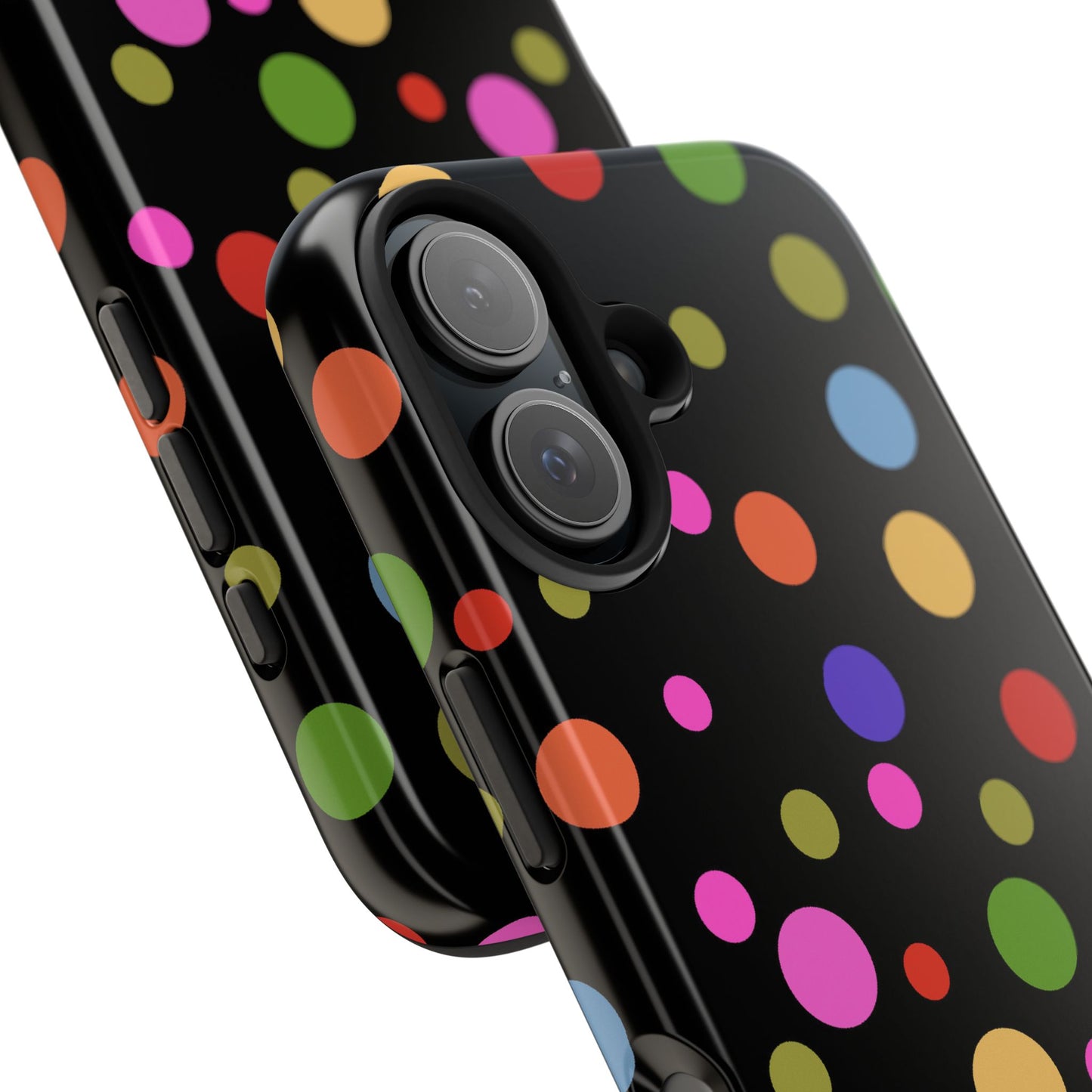 Dot Assortment Black Phone Case