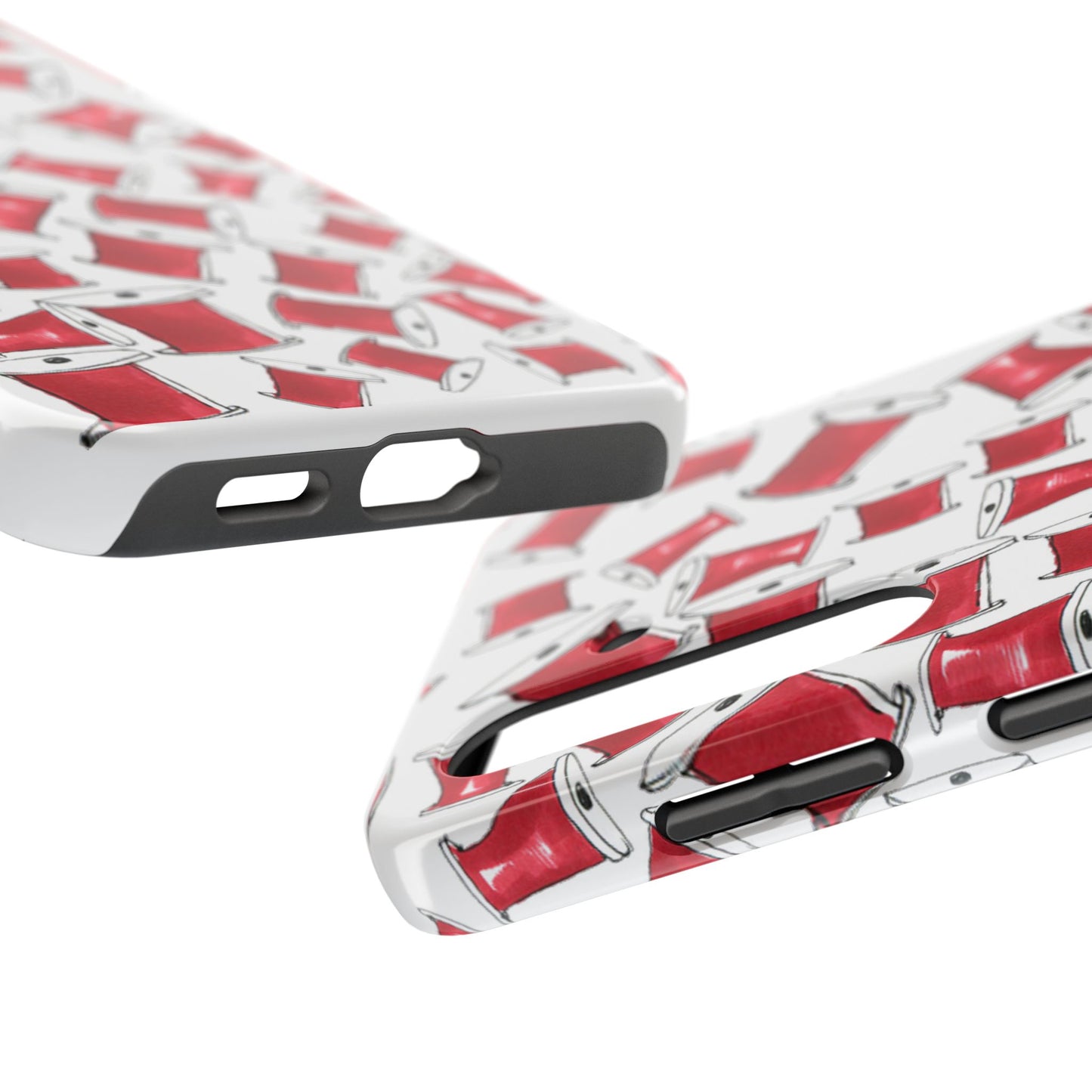 Red Thread White Phone Case