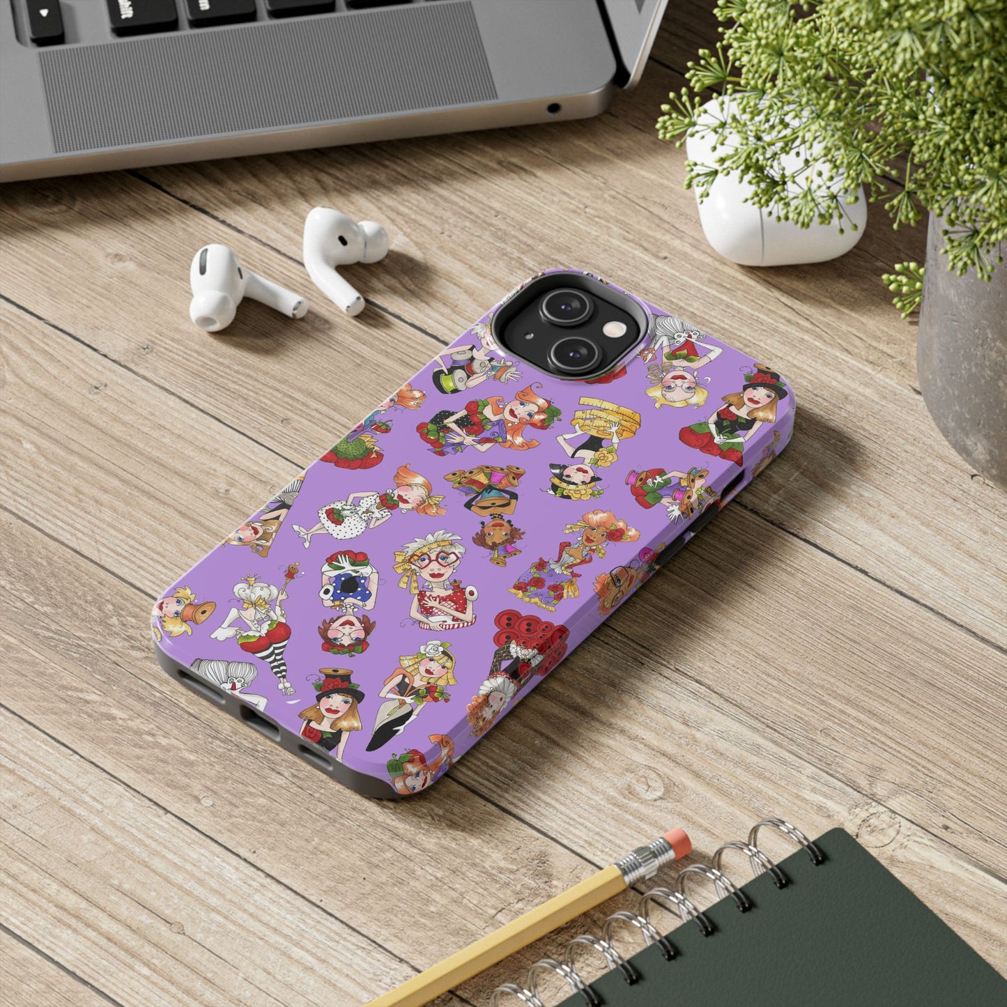 Curious Toss Purple Phone Case