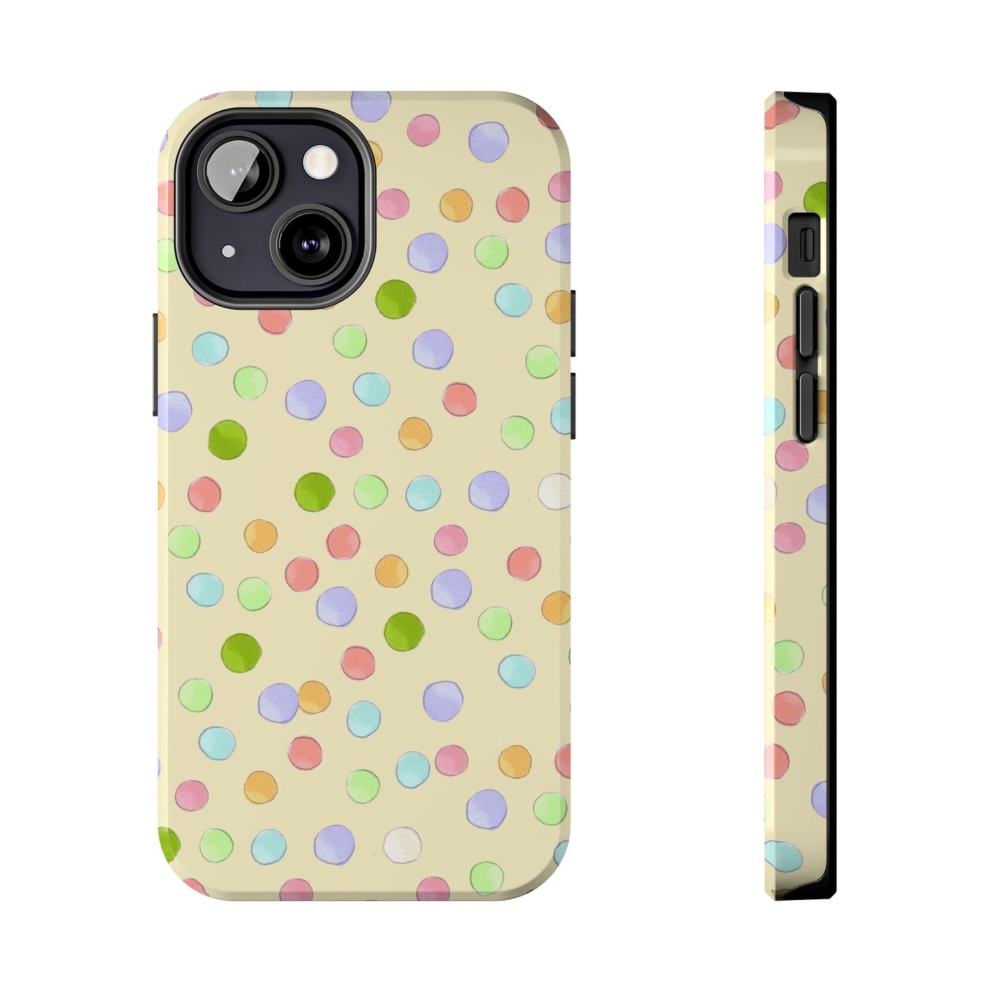 Happy Dots Yellow Phone Case