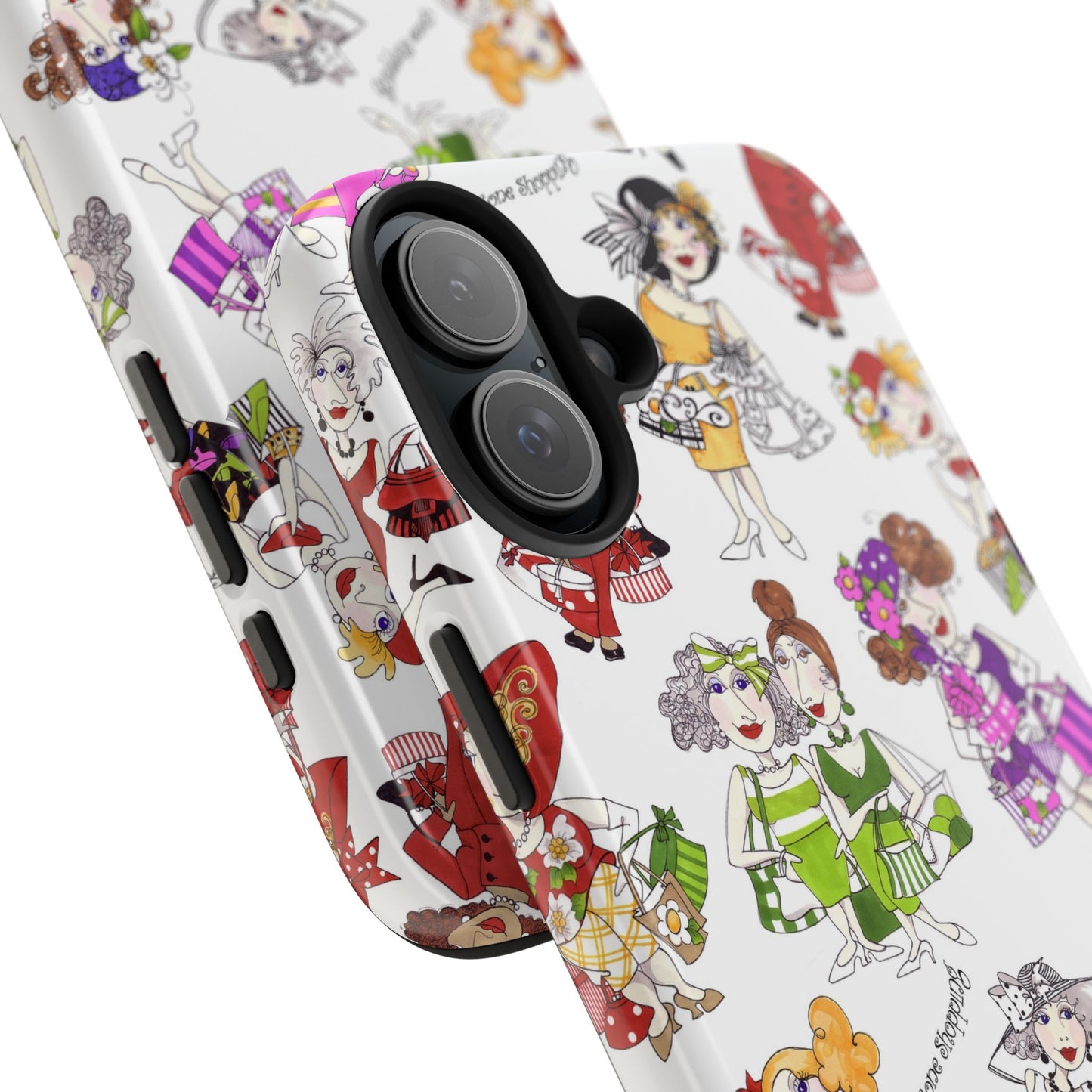 Gone Shopping Tossed White Phone Case